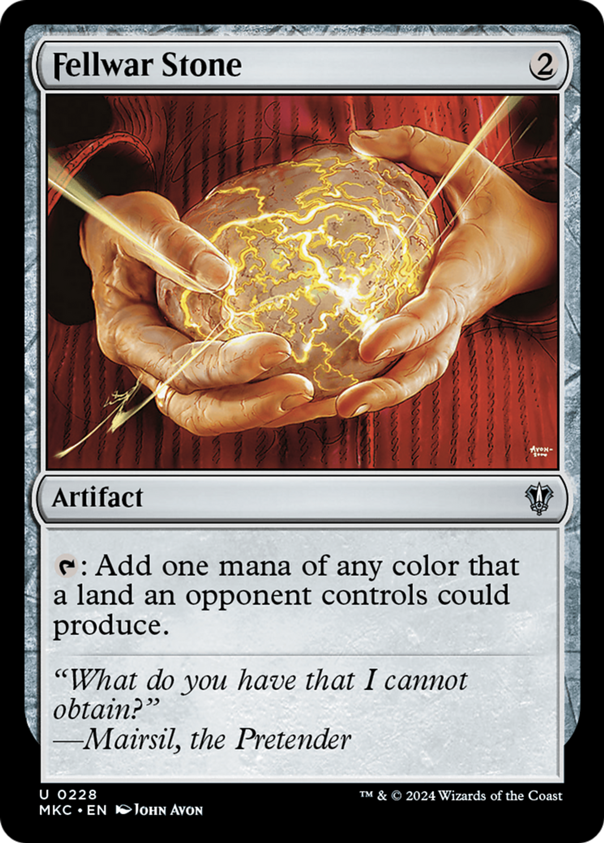 Fellwar Stone — Murders at Karlov Manor Commander — Magic: The Gathering
