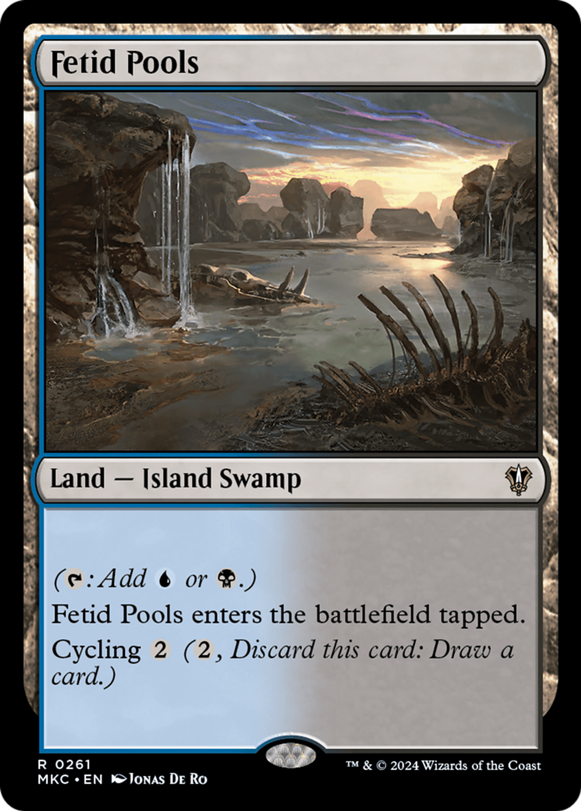 Fetid Pools — Murders at Karlov Manor Commander — Magic: The Gathering