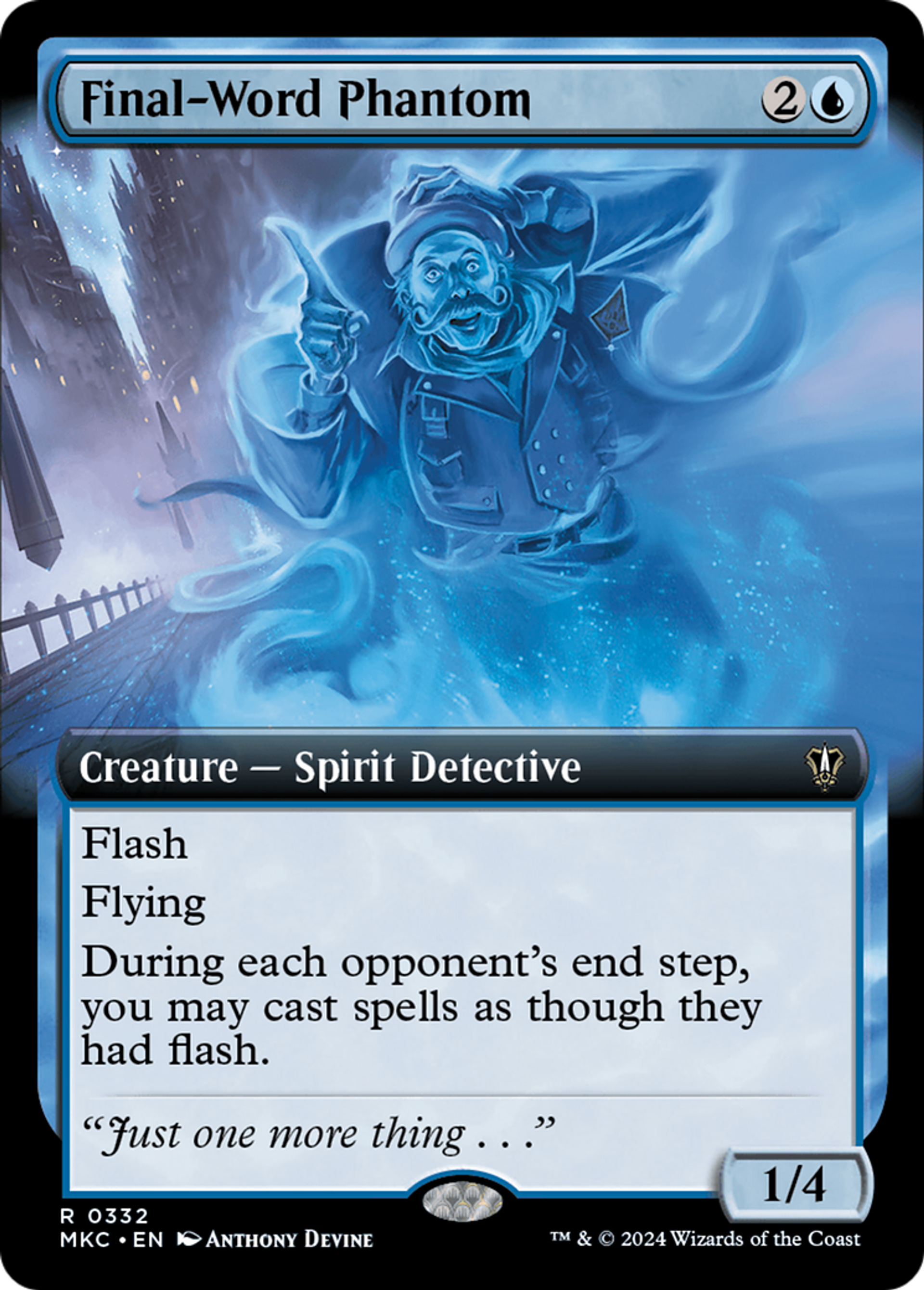 Final-Word Phantom — Murders at Karlov Manor Commander — Magic: The Gathering