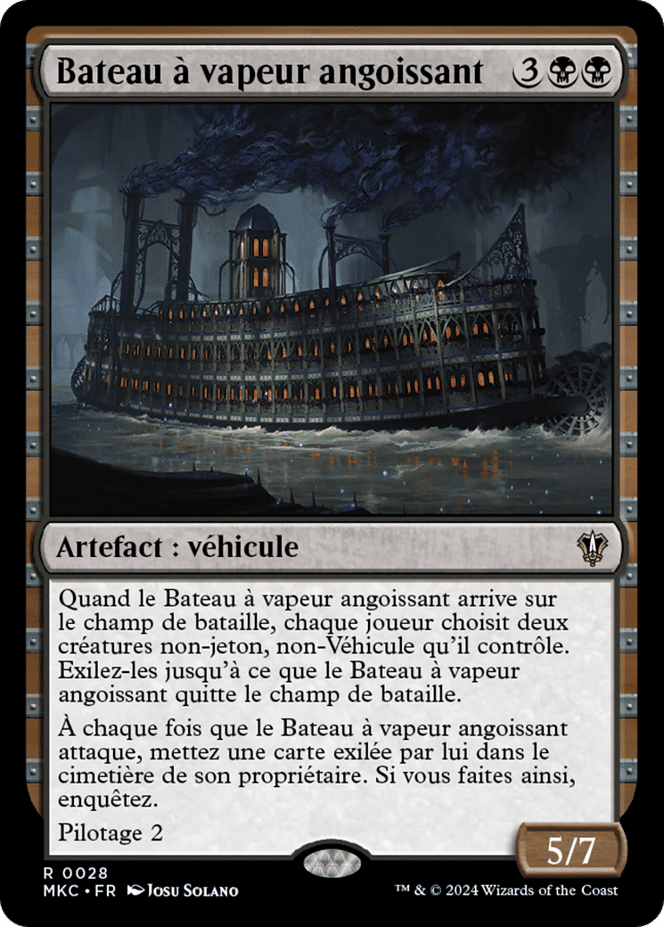 Bateau à vapeur angoissant — Murders at Karlov Manor Commander — Magic: The Gathering