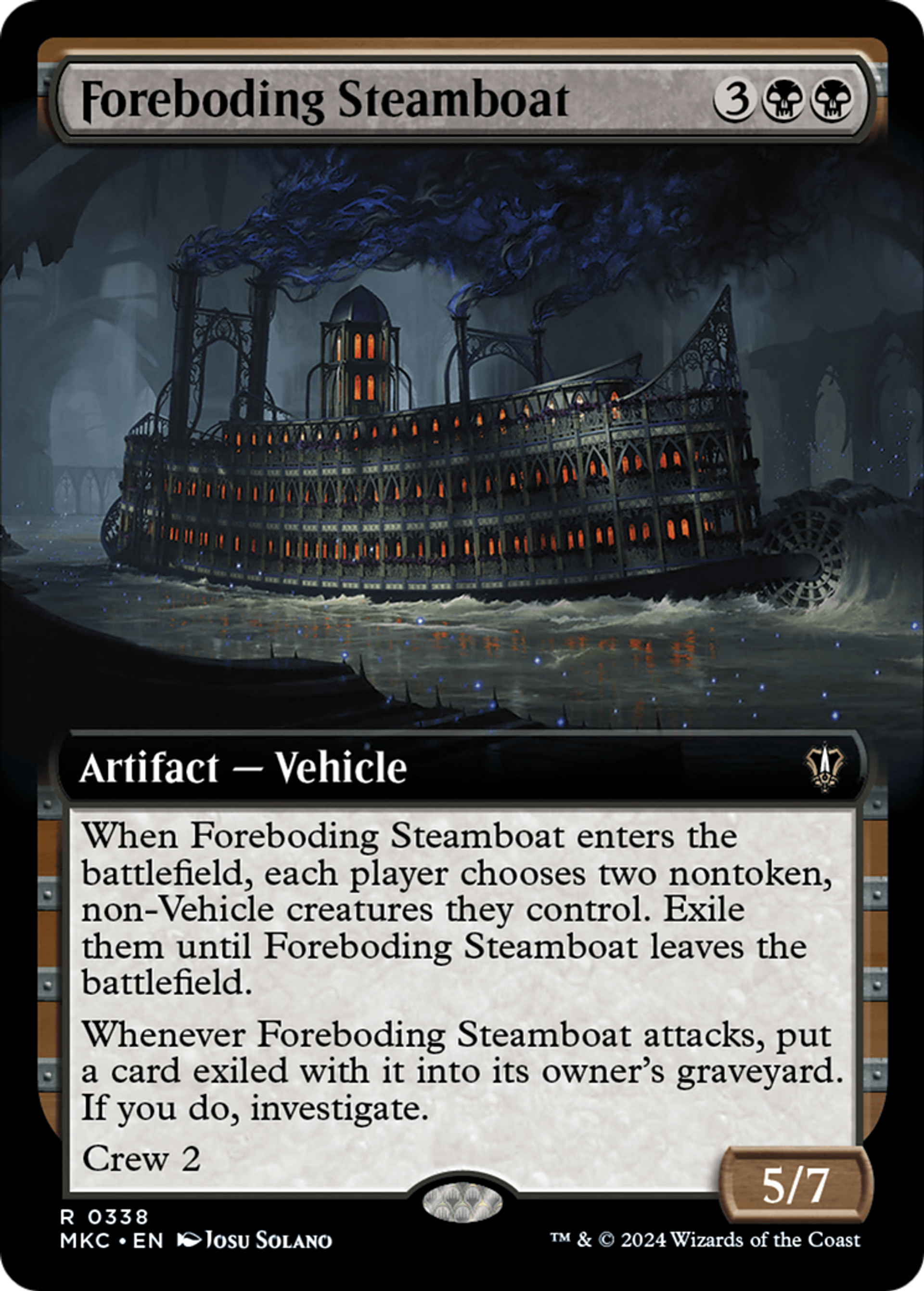 Foreboding Steamboat — Murders at Karlov Manor Commander — Magic: The Gathering