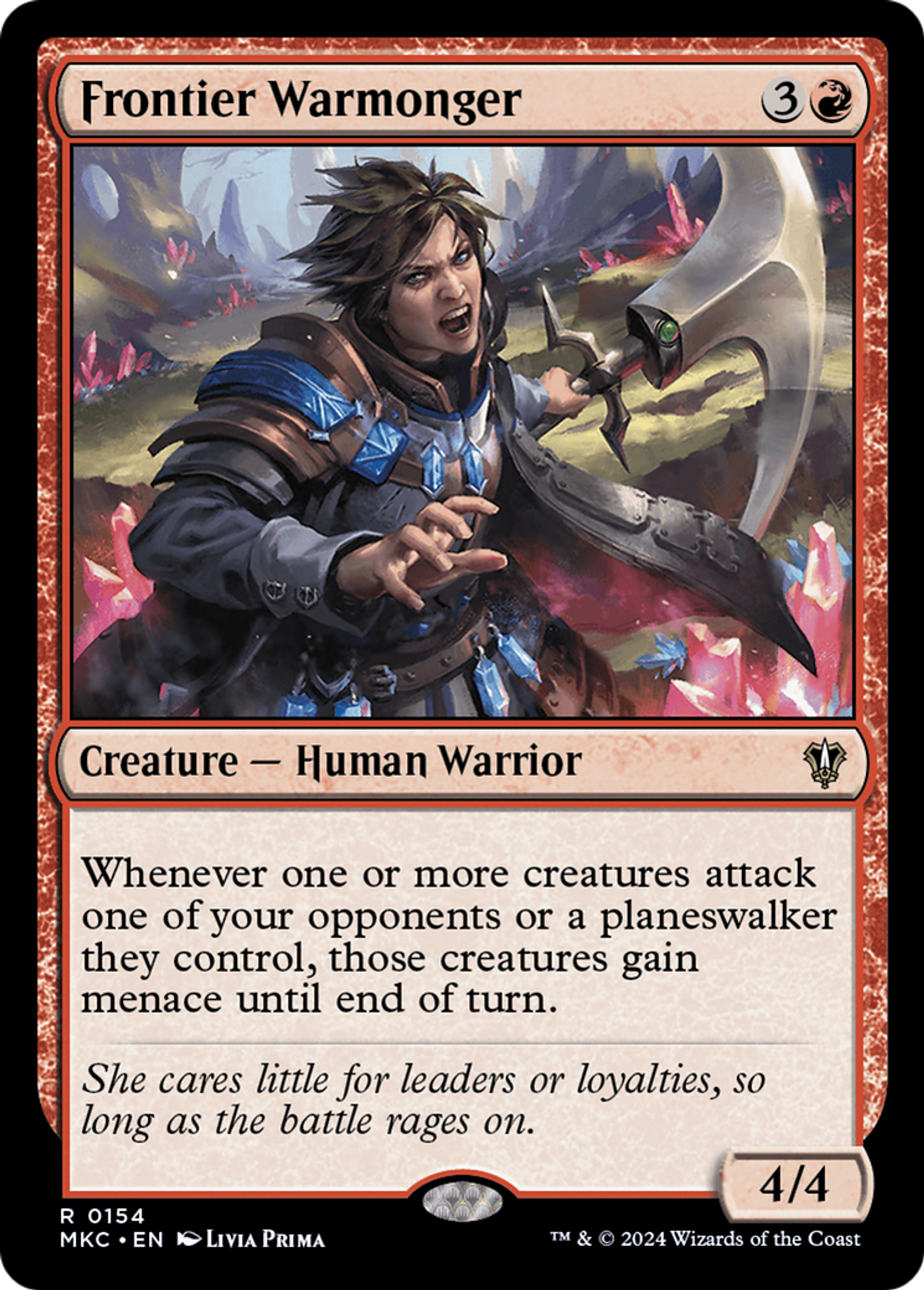 Frontier Warmonger — Murders at Karlov Manor Commander — Magic: The Gathering