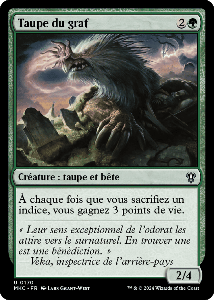 Taupe du graf — Murders at Karlov Manor Commander — Magic: The Gathering