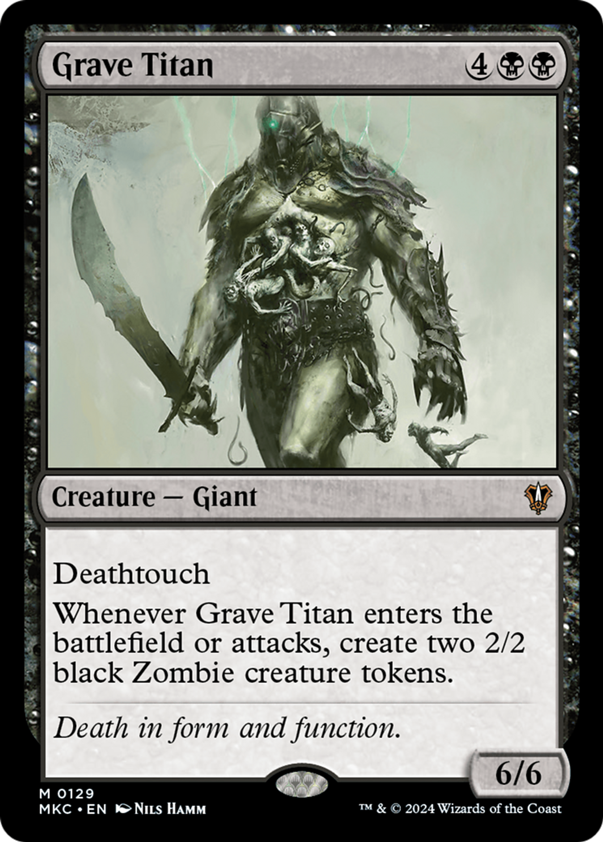 Grave Titan — Murders at Karlov Manor Commander — Magic: The Gathering