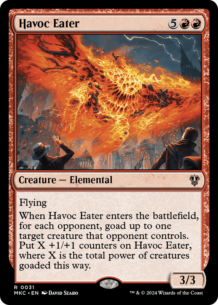 Havoc Eater — Murders at Karlov Manor Commander — Magic: The Gathering