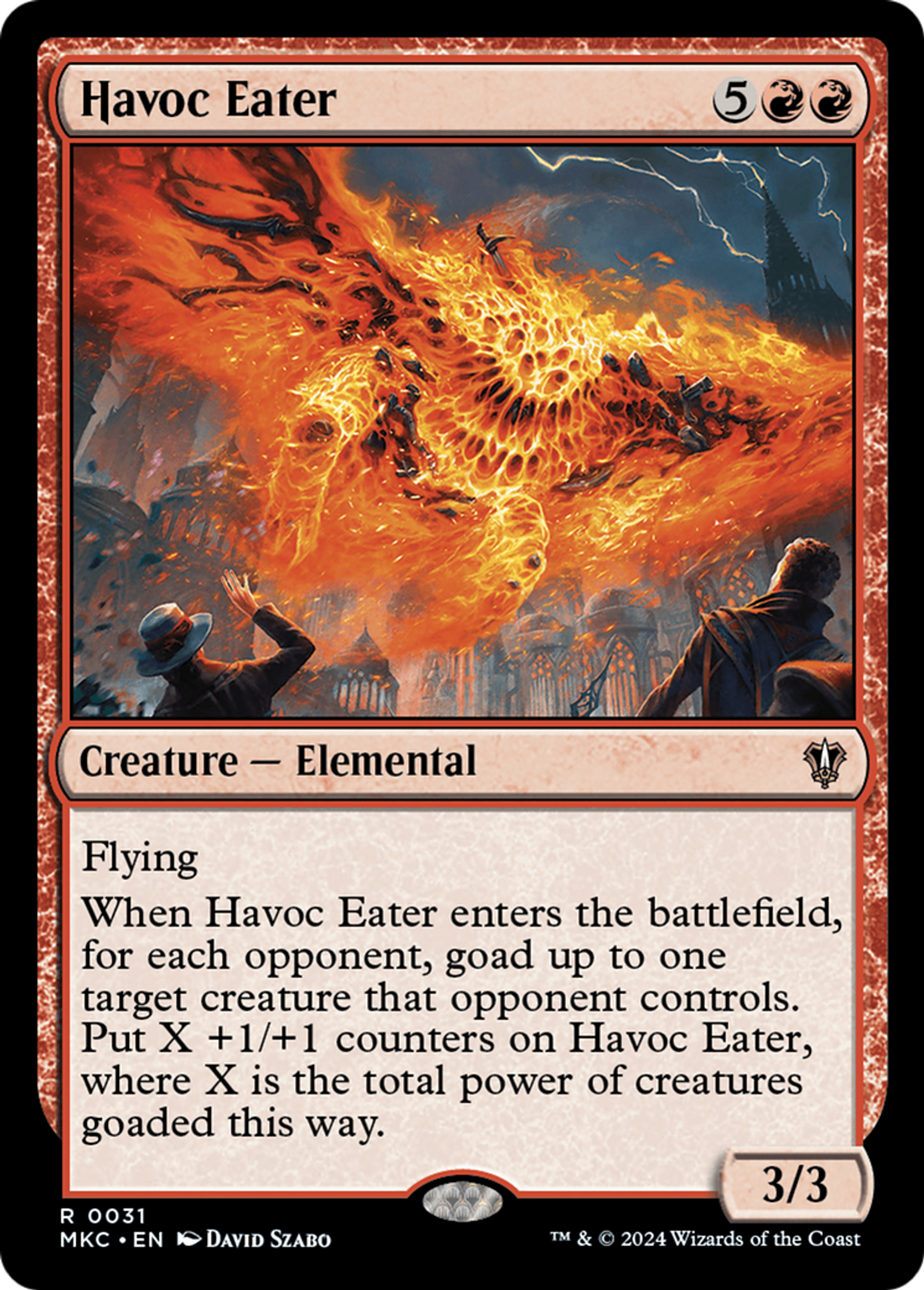 Havoc Eater — Murders at Karlov Manor Commander — Magic: The Gathering