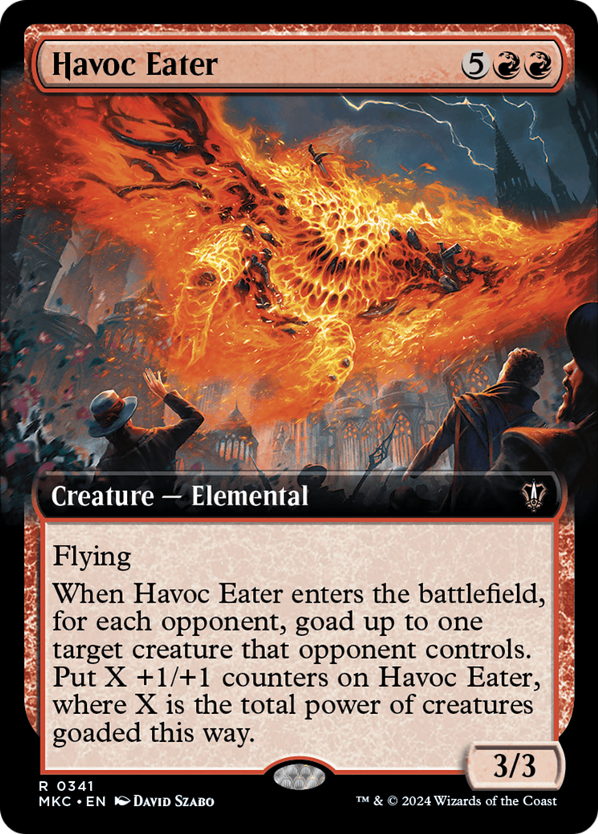 Havoc Eater — Murders at Karlov Manor Commander — Magic: The Gathering