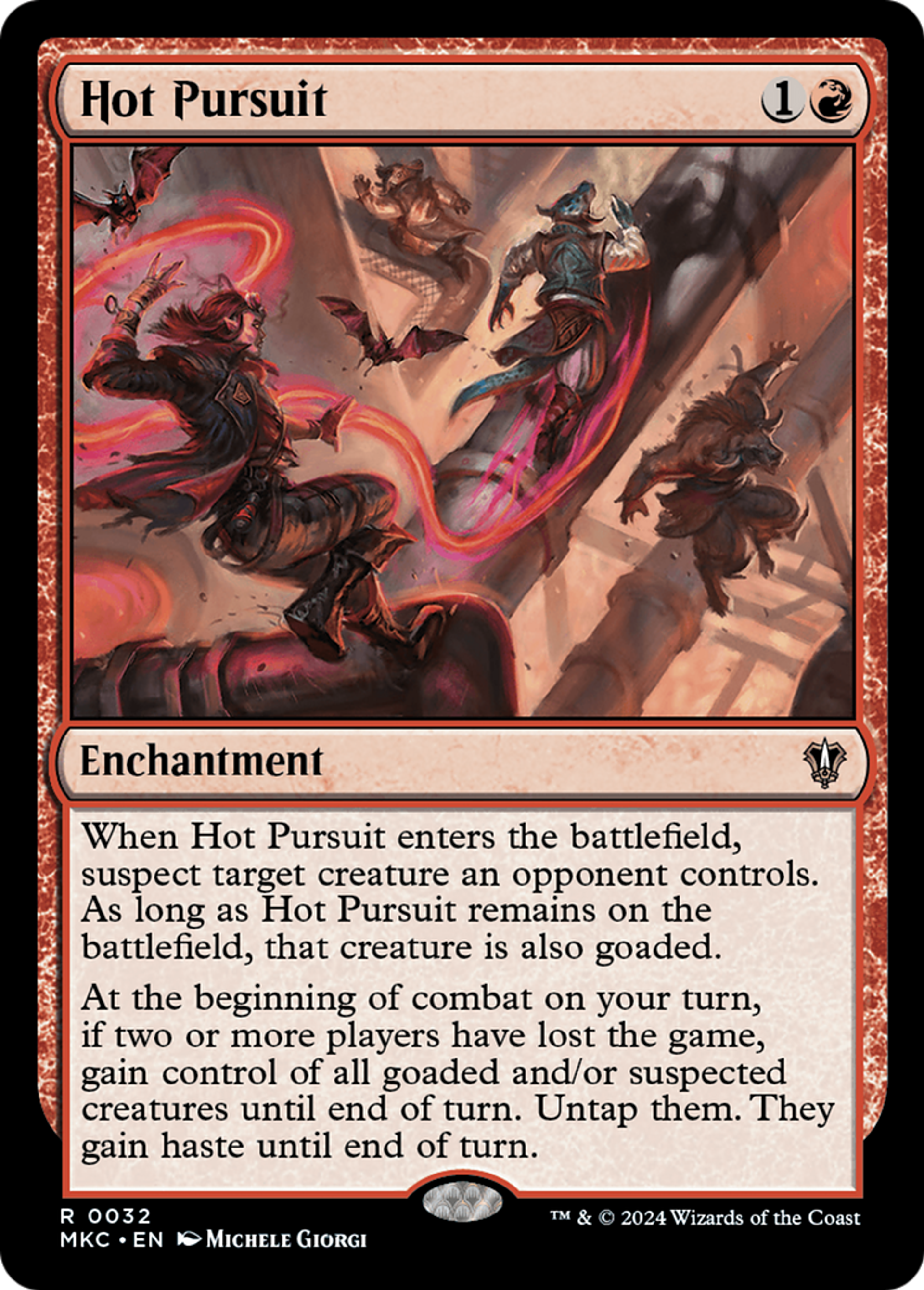 Hot Pursuit — Murders at Karlov Manor Commander — Magic: The Gathering