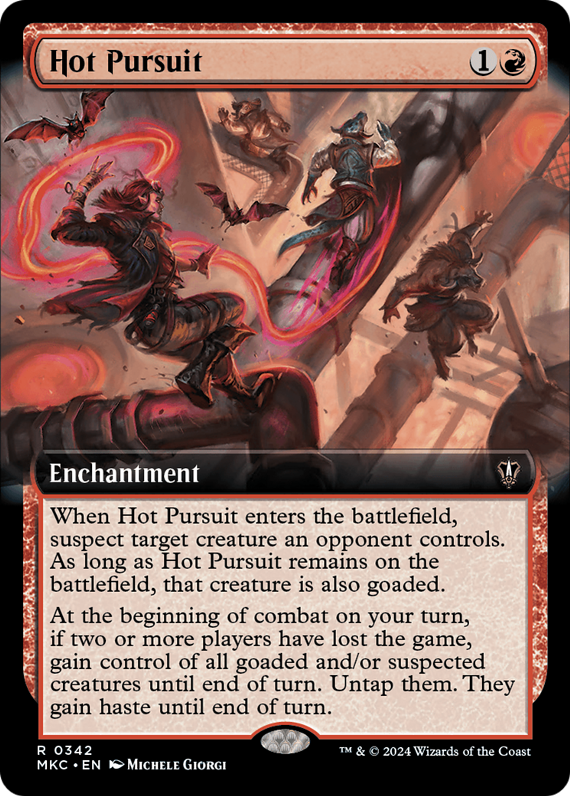 Hot Pursuit — Murders at Karlov Manor Commander — Magic: The Gathering