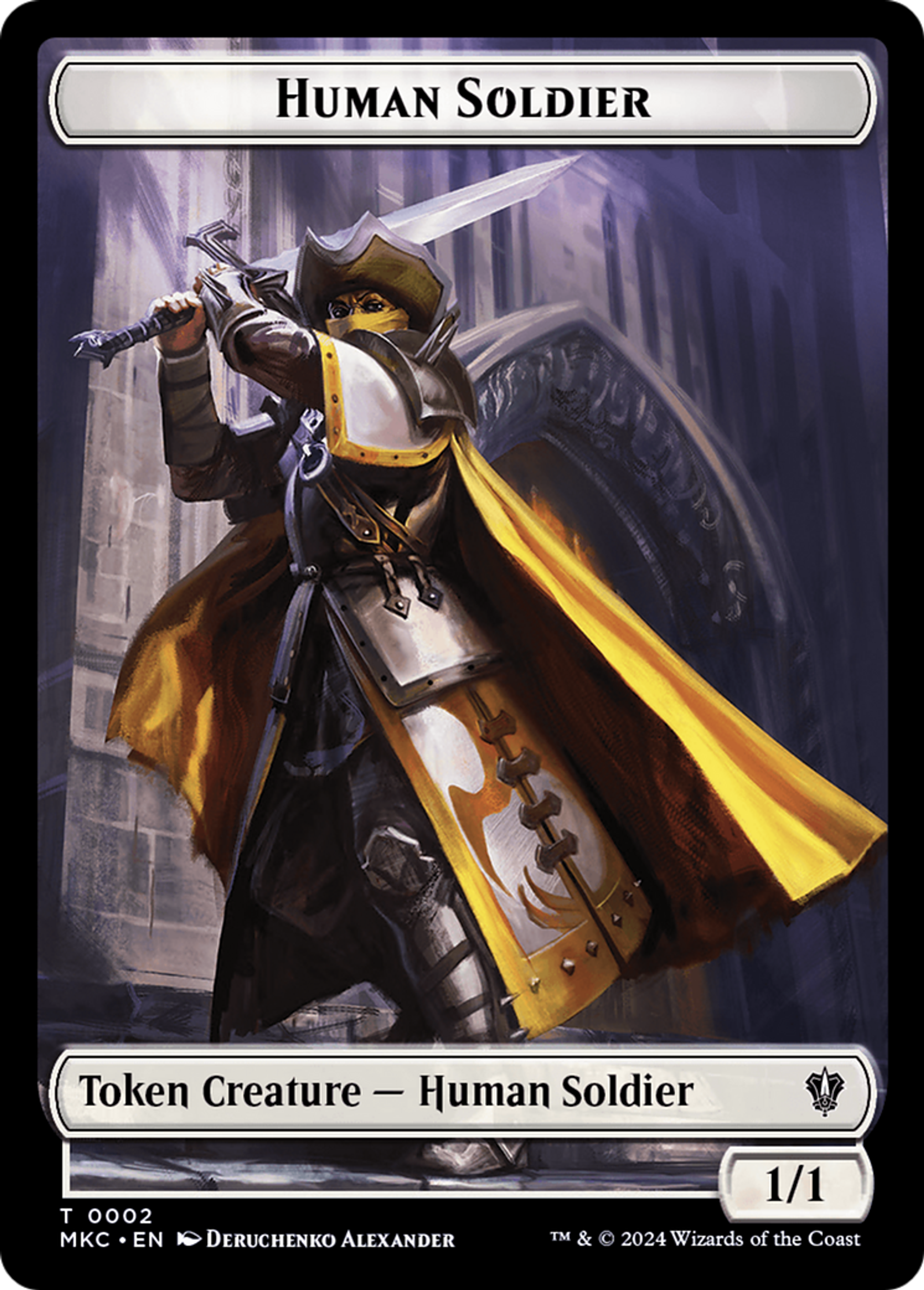 Human Soldier — Murders at Karlov Manor Commander — Magic: The Gathering