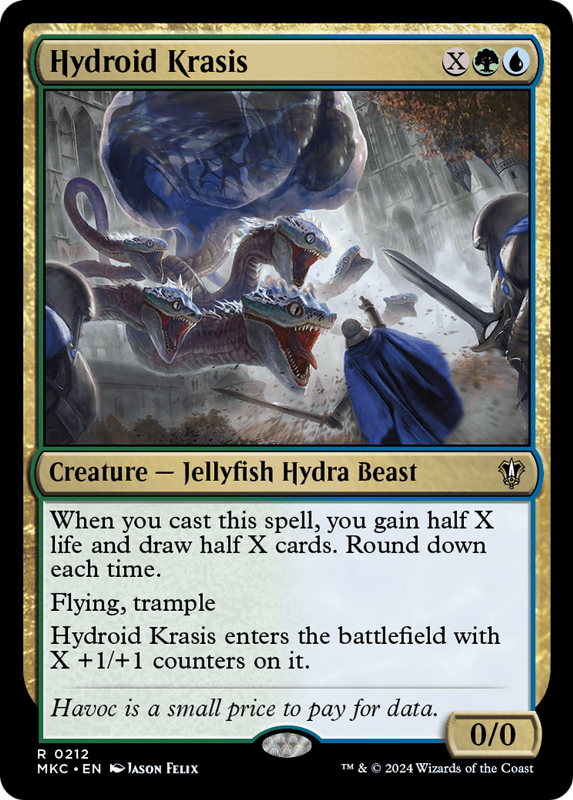 Krasis hydroïde — Murders at Karlov Manor Commander — Magic: The Gathering