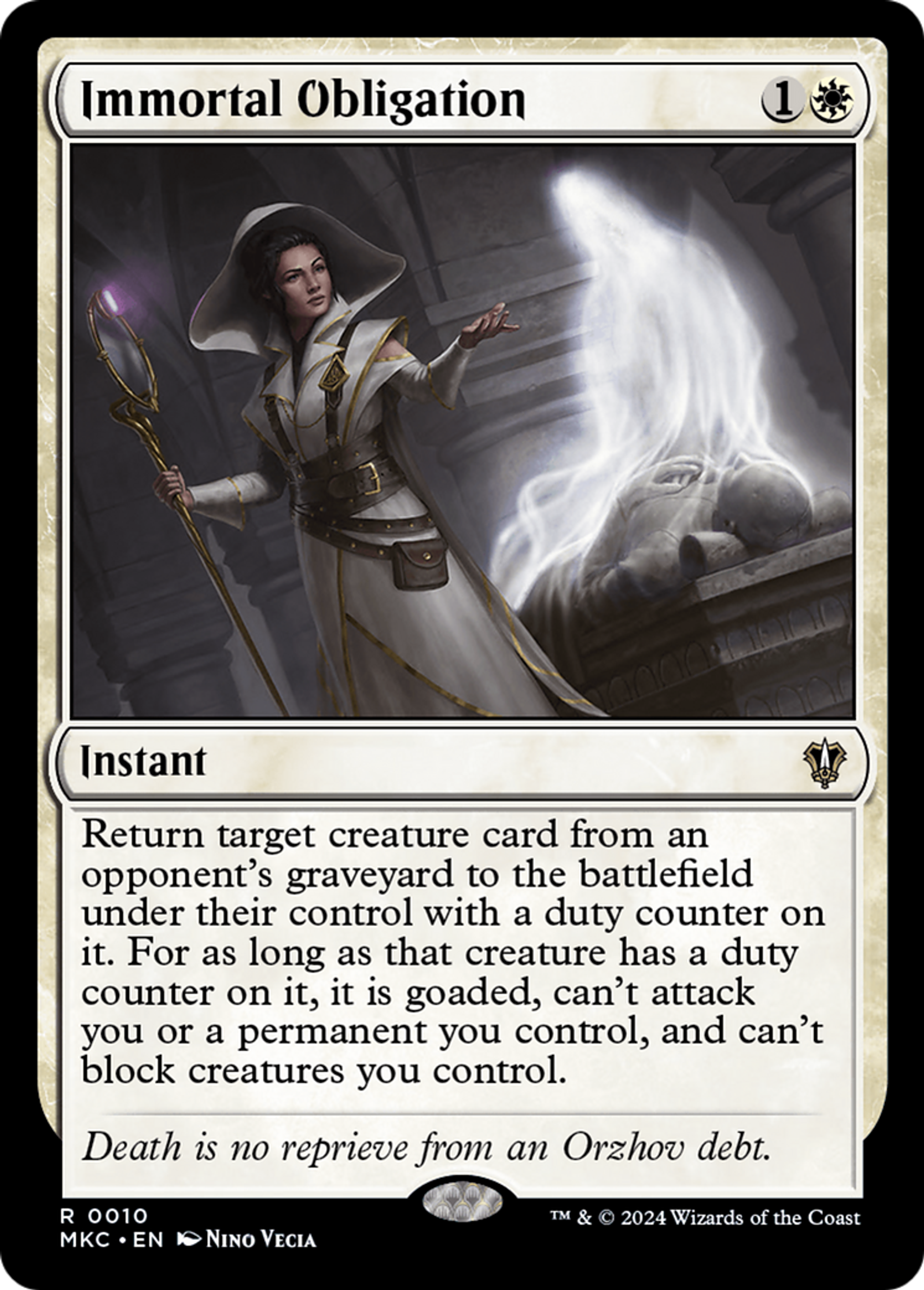 Immortal Obligation — Murders at Karlov Manor Commander — Magic: The Gathering
