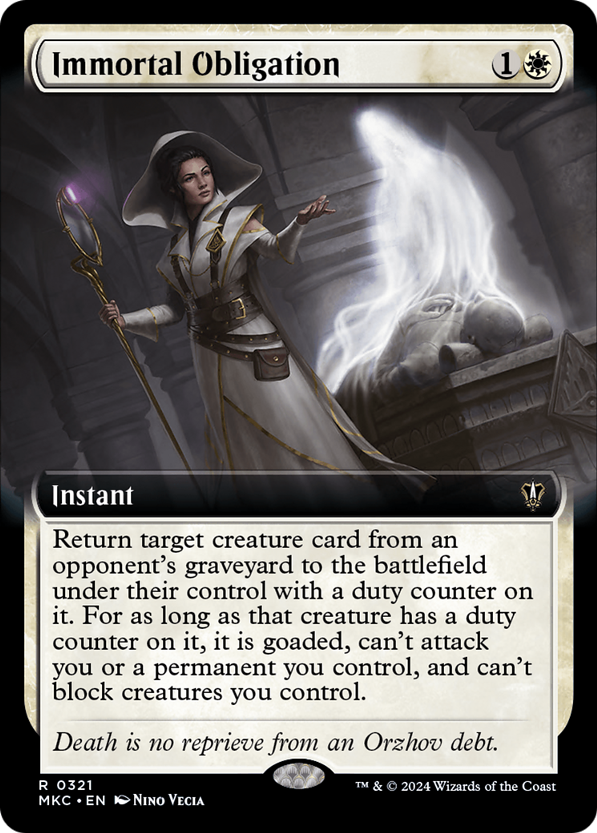 Immortal Obligation — Murders at Karlov Manor Commander — Magic: The Gathering