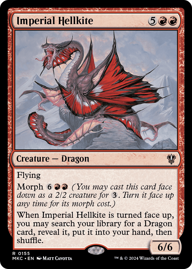 Imperial Hellkite — Murders at Karlov Manor Commander — Magic: The Gathering