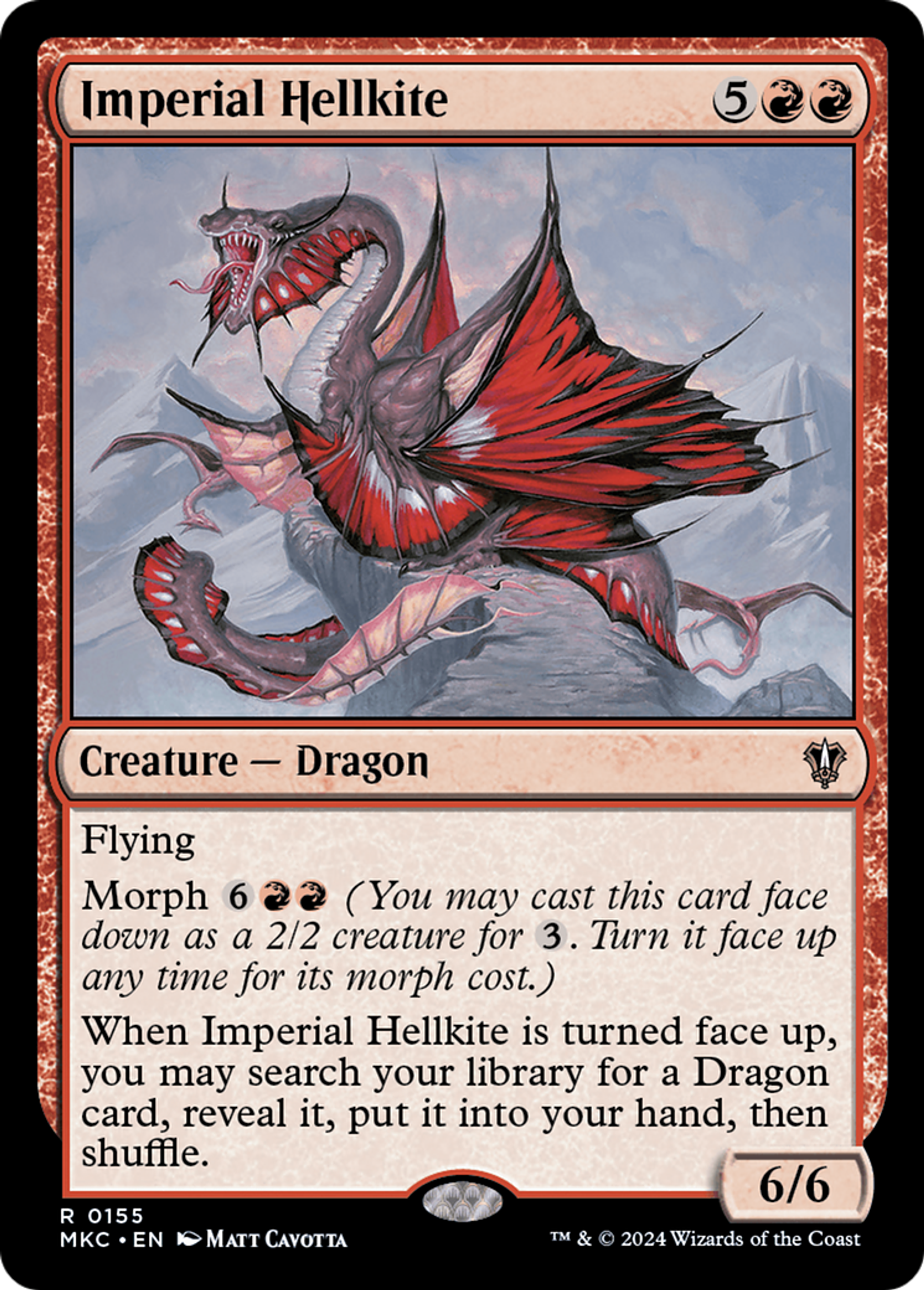 Imperial Hellkite — Murders at Karlov Manor Commander — Magic: The Gathering