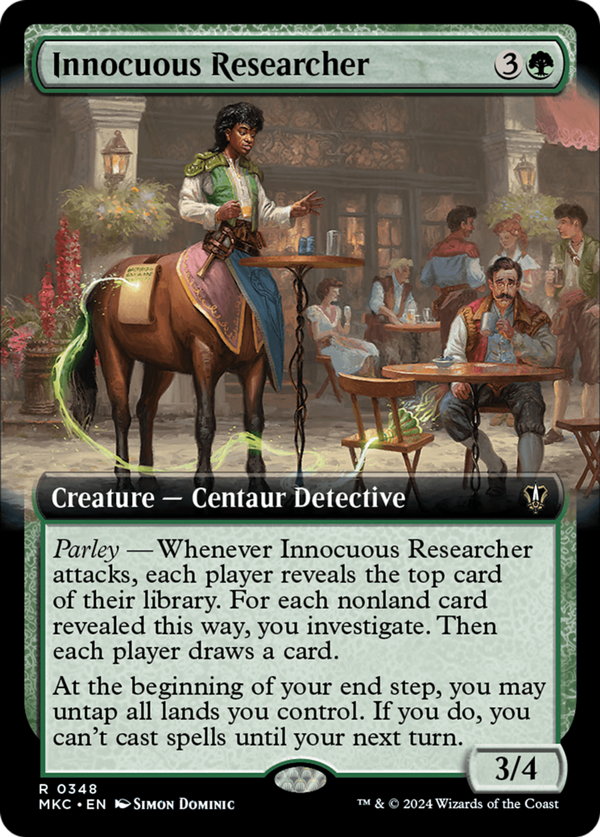 Innocuous Researcher — Murders at Karlov Manor Commander — Magic: The Gathering
