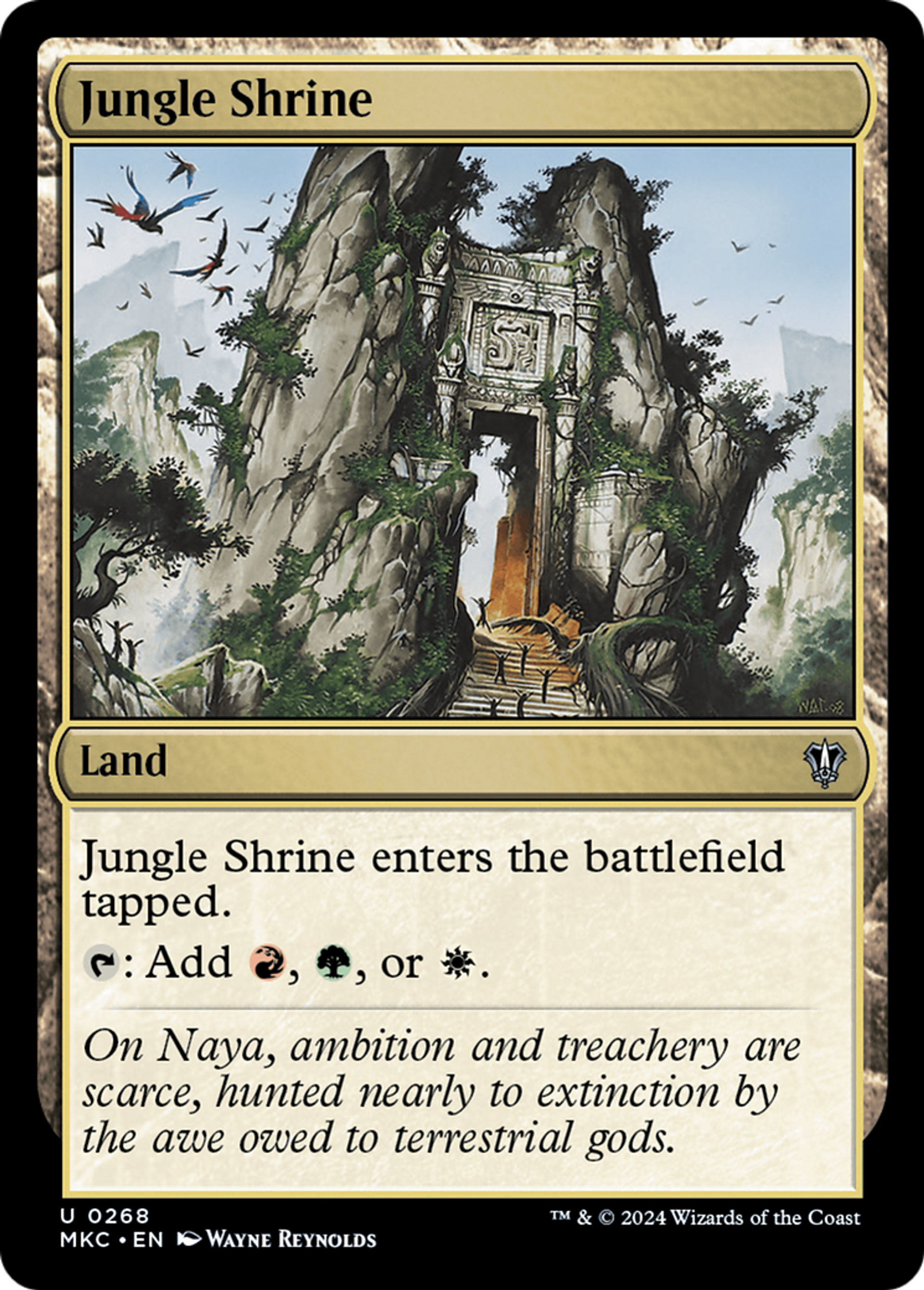 Jungle Shrine — Murders at Karlov Manor Commander — Magic: The Gathering