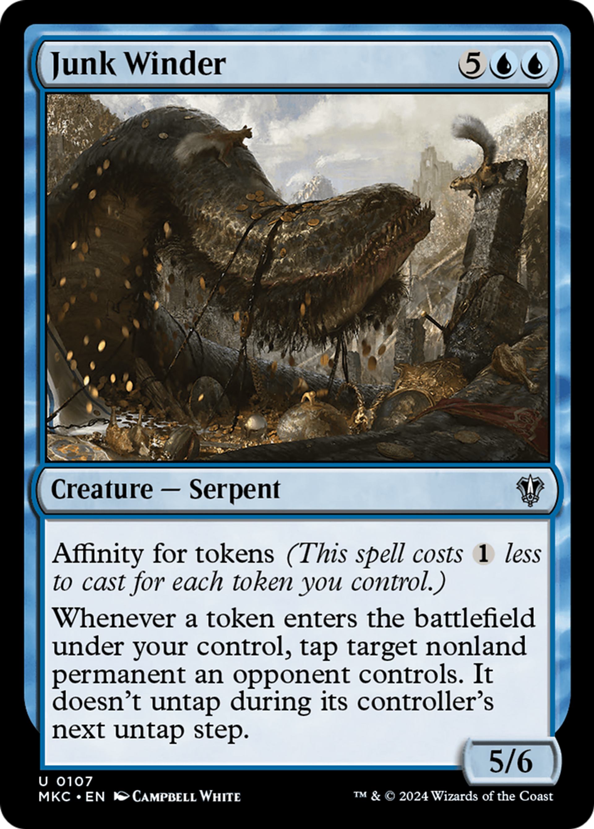 Junk Winder — Murders at Karlov Manor Commander — Magic: The Gathering