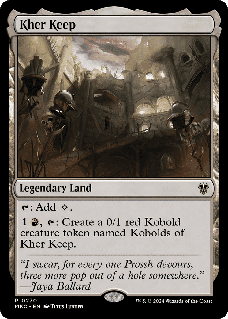 Kher Keep — Murders at Karlov Manor Commander — Magic: The Gathering