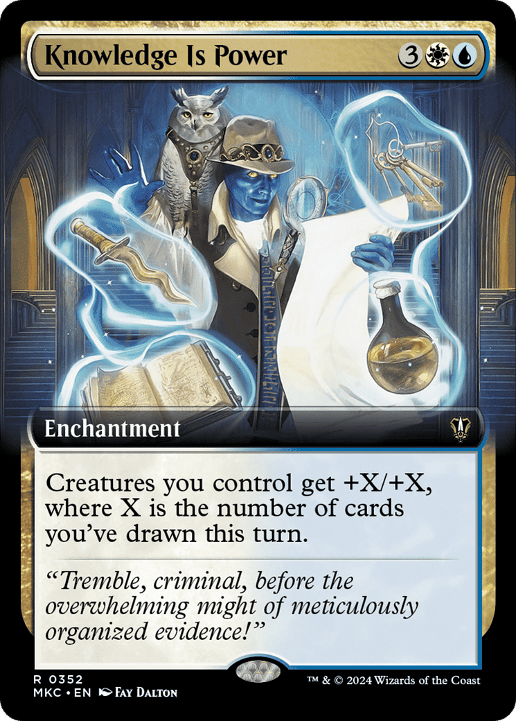 Knowledge Is Power — Murders at Karlov Manor Commander — Magic: The Gathering