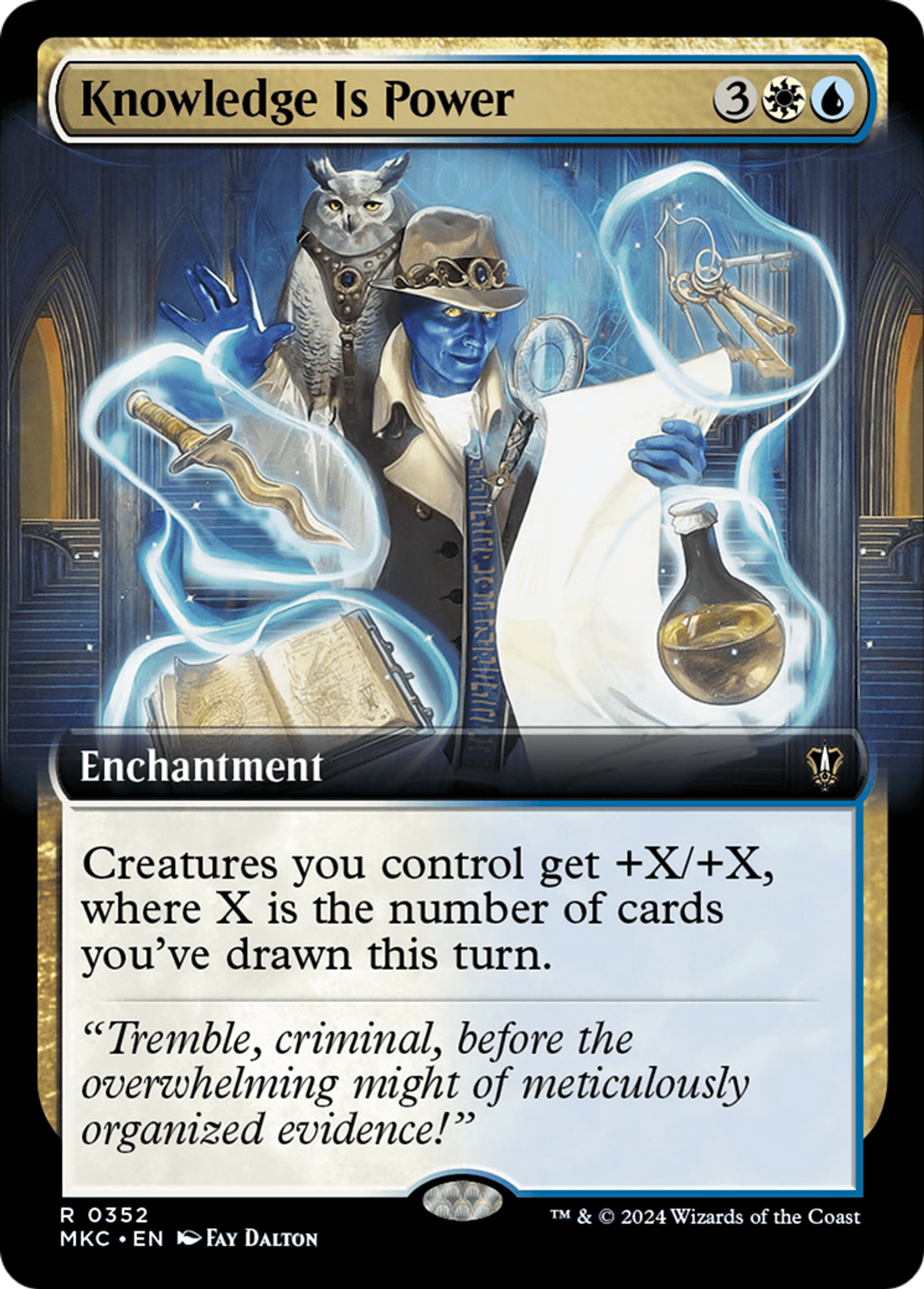 Knowledge Is Power — Murders at Karlov Manor Commander — Magic: The Gathering
