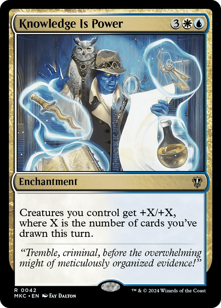 Knowledge Is Power — Murders at Karlov Manor Commander — Magic: The Gathering