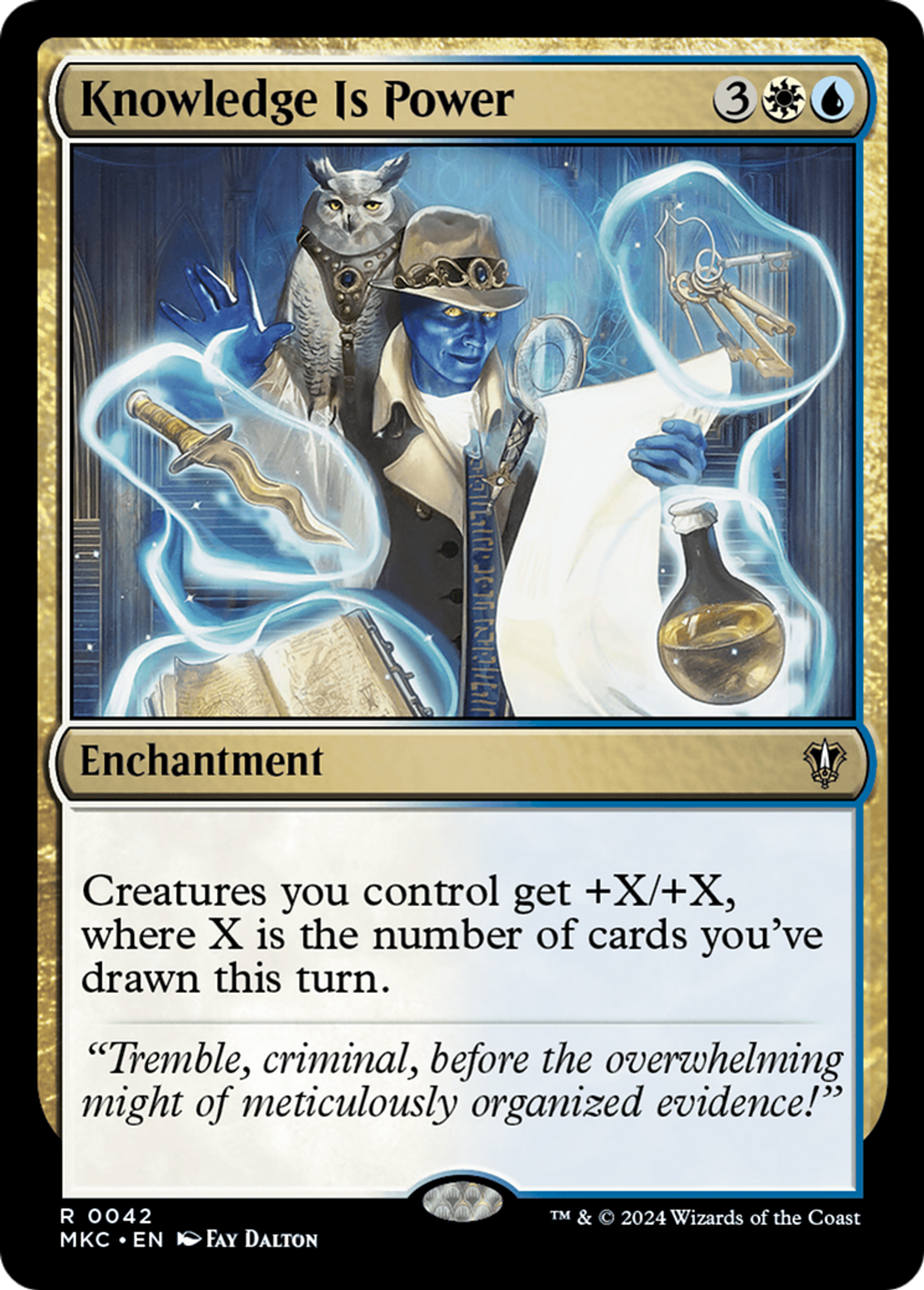 Knowledge Is Power — Murders at Karlov Manor Commander — Magic: The Gathering