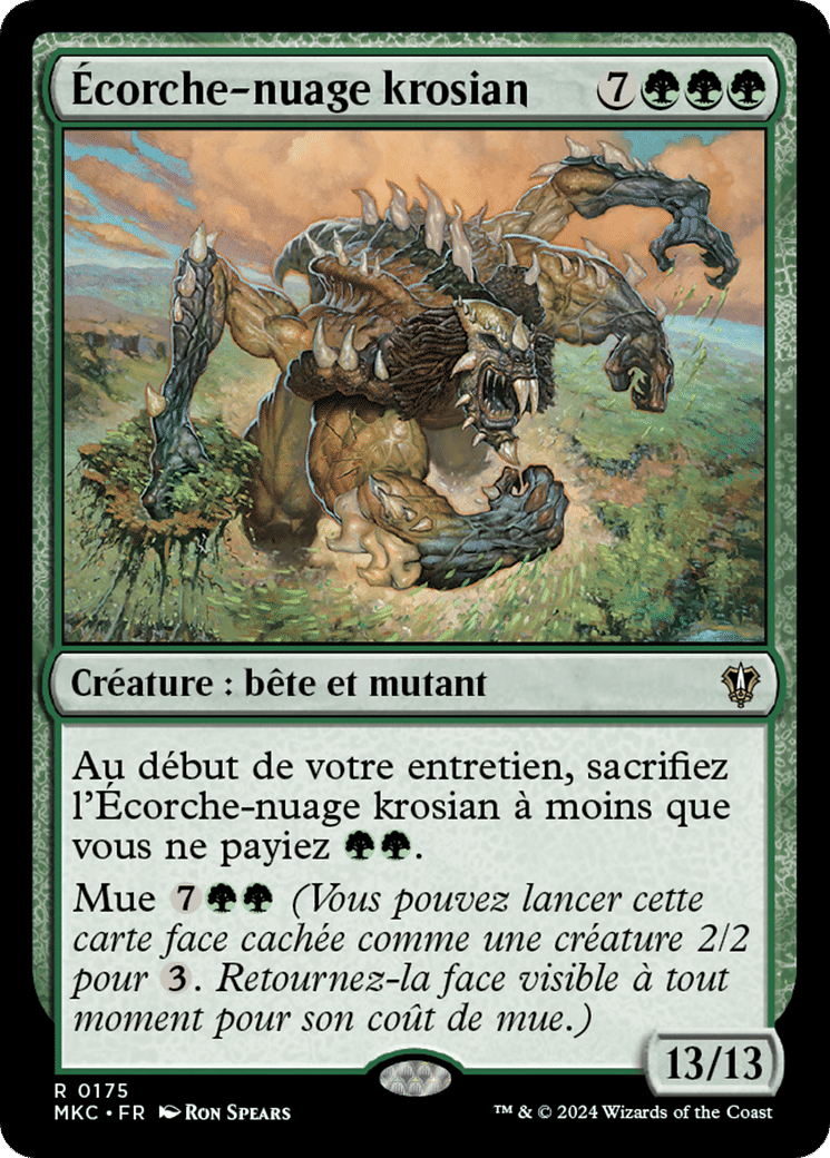 Écorche-nuage krosian — Murders at Karlov Manor Commander — Magic: The Gathering