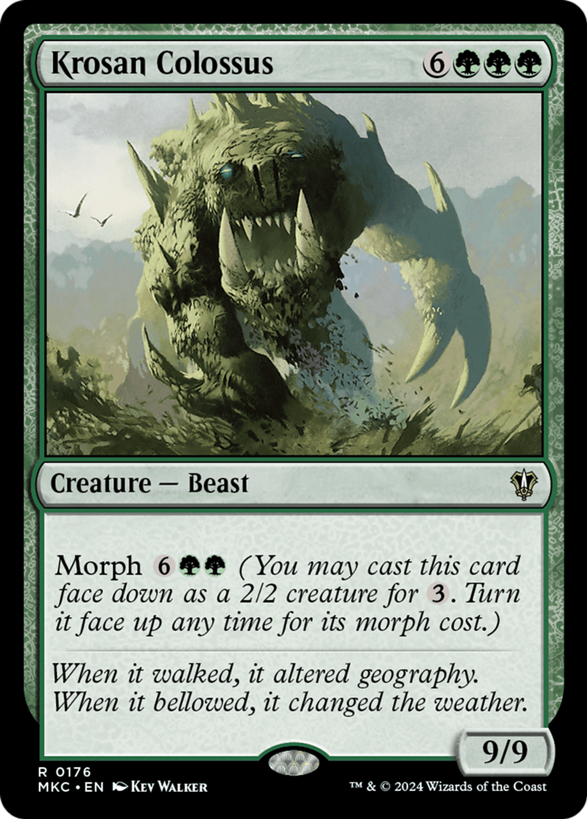 Krosan Colossus — Murders at Karlov Manor Commander — Magic: The Gathering