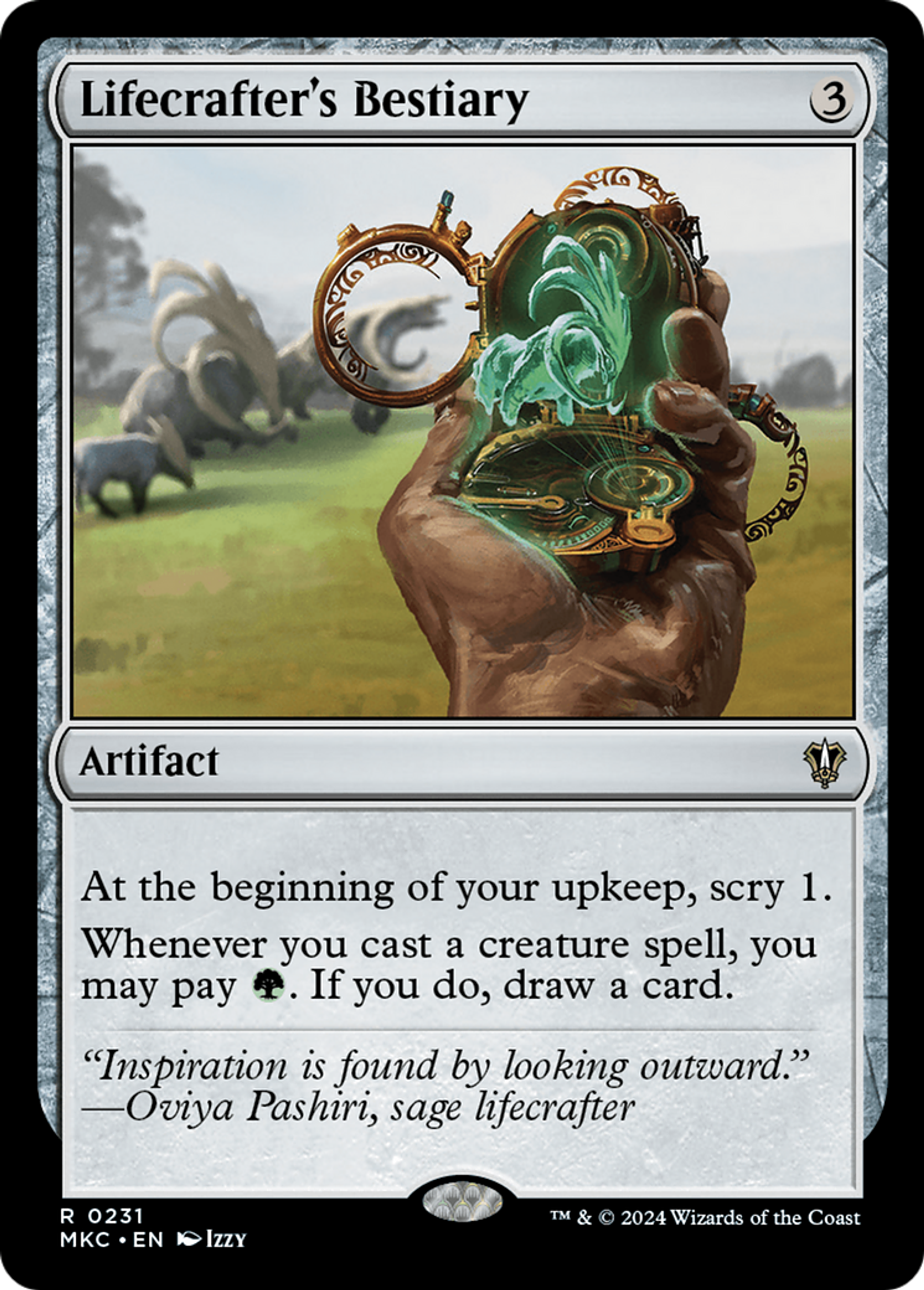 Lifecrafter's Bestiary — Murders at Karlov Manor Commander — Magic: The Gathering