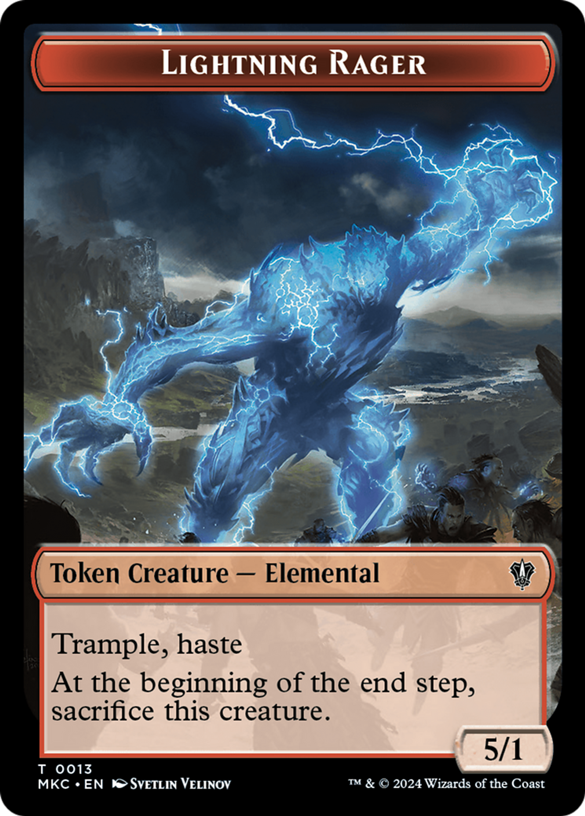 Lightning Rager — Murders at Karlov Manor Commander — Magic: The Gathering