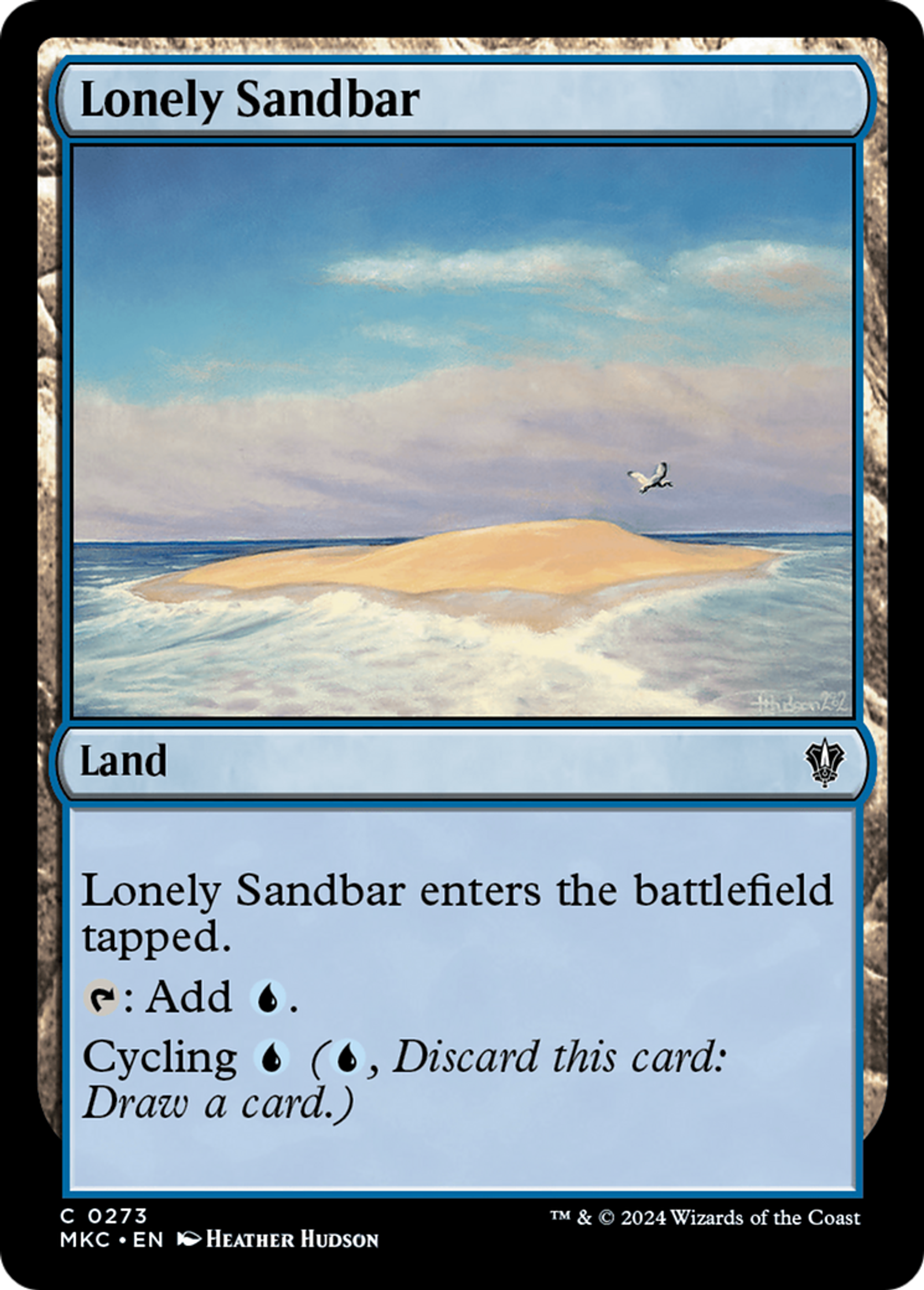Lonely Sandbar — Murders at Karlov Manor Commander — Magic: The Gathering
