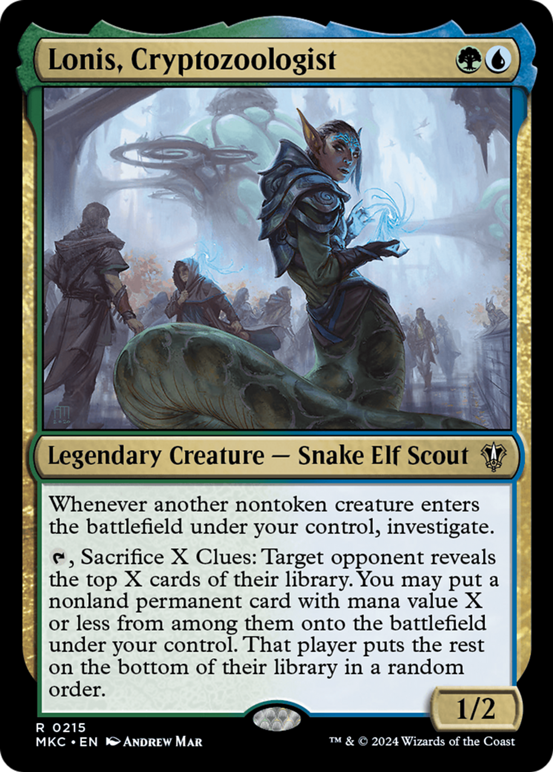 Lonis, Cryptozoologist — Murders at Karlov Manor Commander — Magic: The Gathering