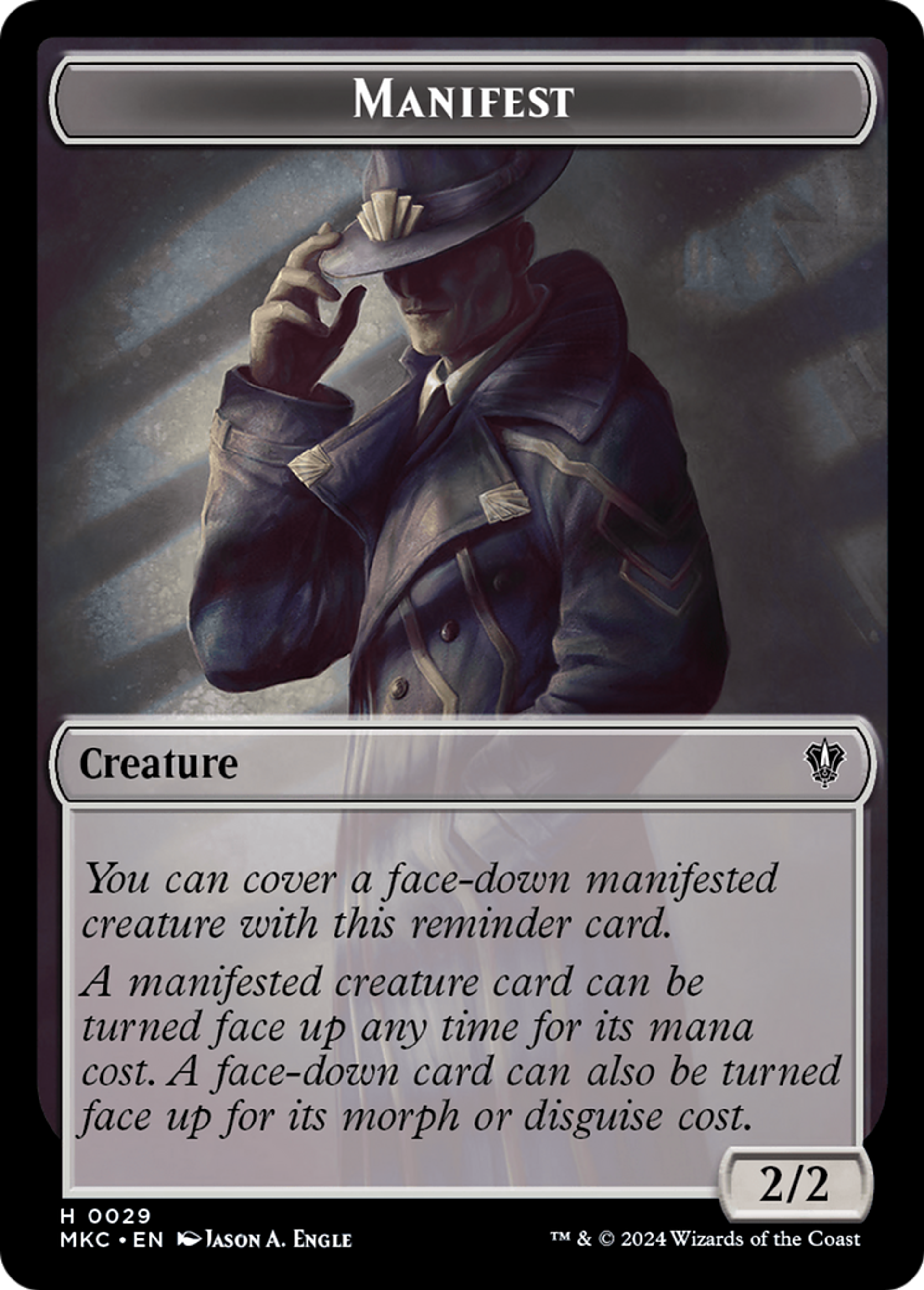 Manifest — Murders at Karlov Manor Commander — Magic: The Gathering