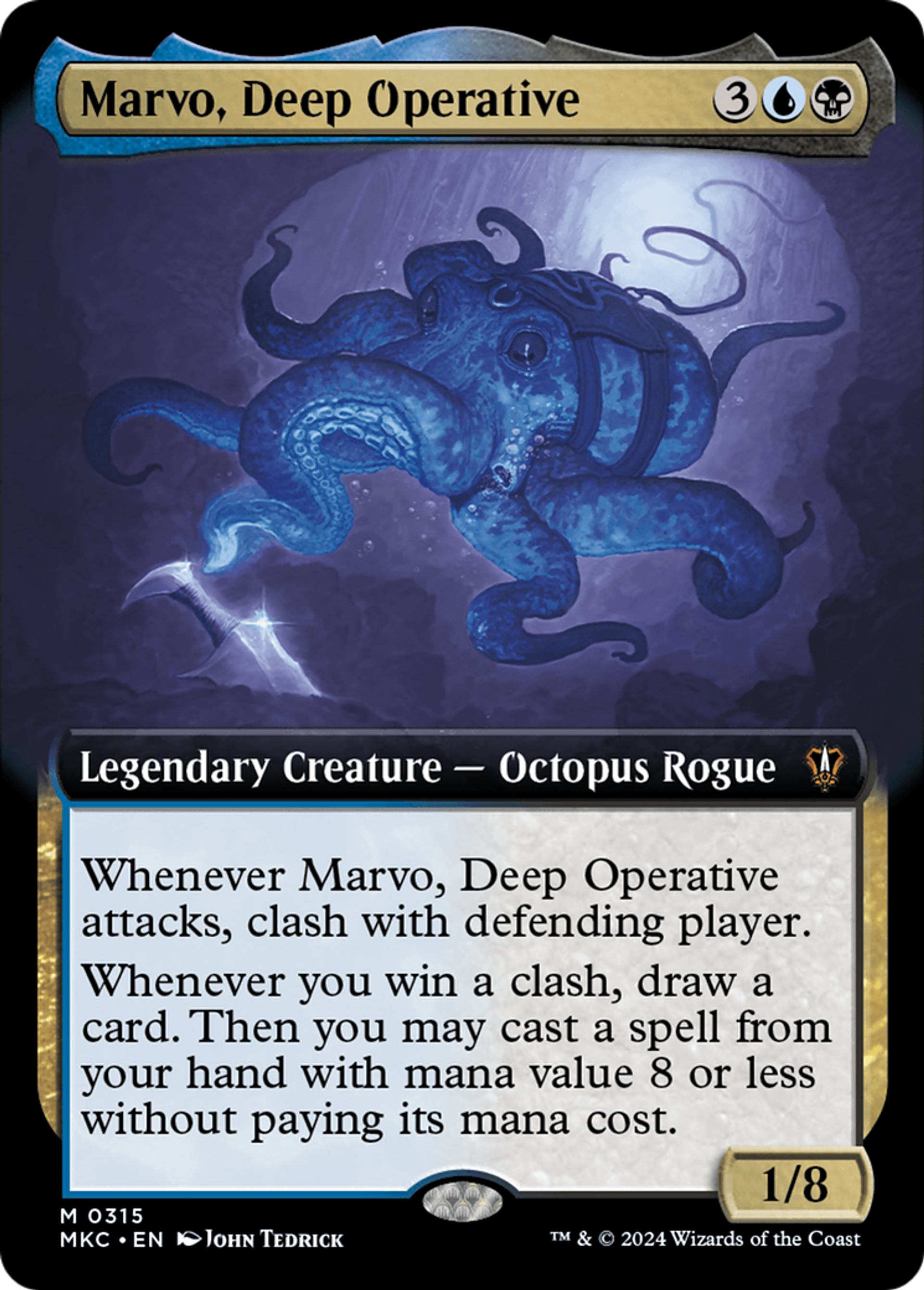 Marvo, Deep Operative — Murders at Karlov Manor Commander — Magic: The Gathering