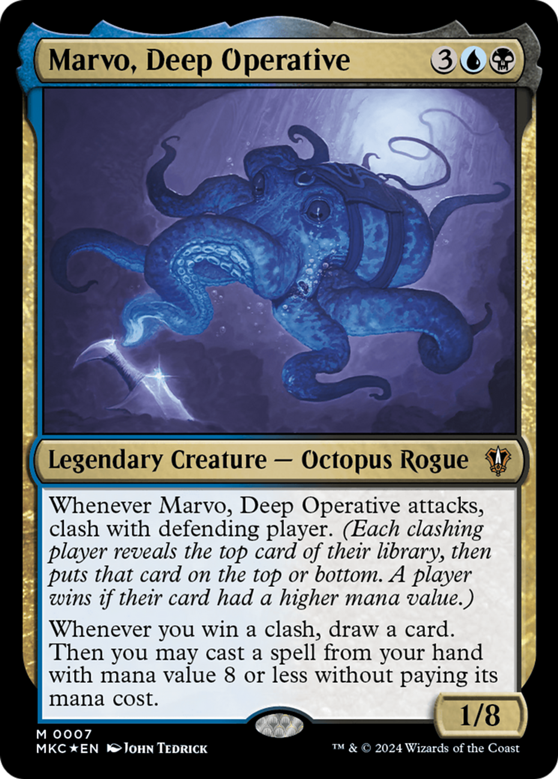 Marvo, Deep Operative — Murders at Karlov Manor Commander — Magic: The Gathering