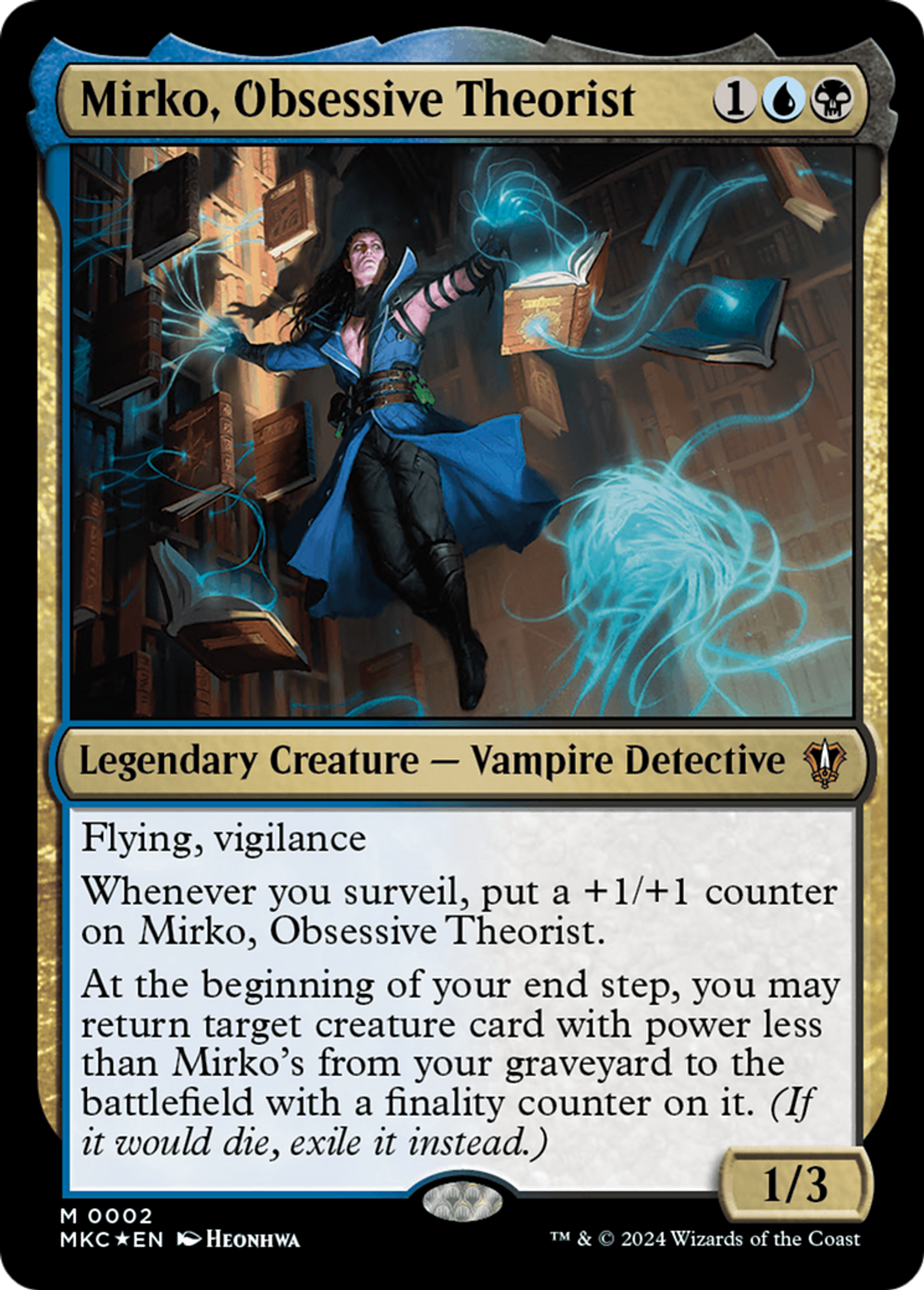 Mirko, Obsessive Theorist — Murders at Karlov Manor Commander — Magic: The Gathering