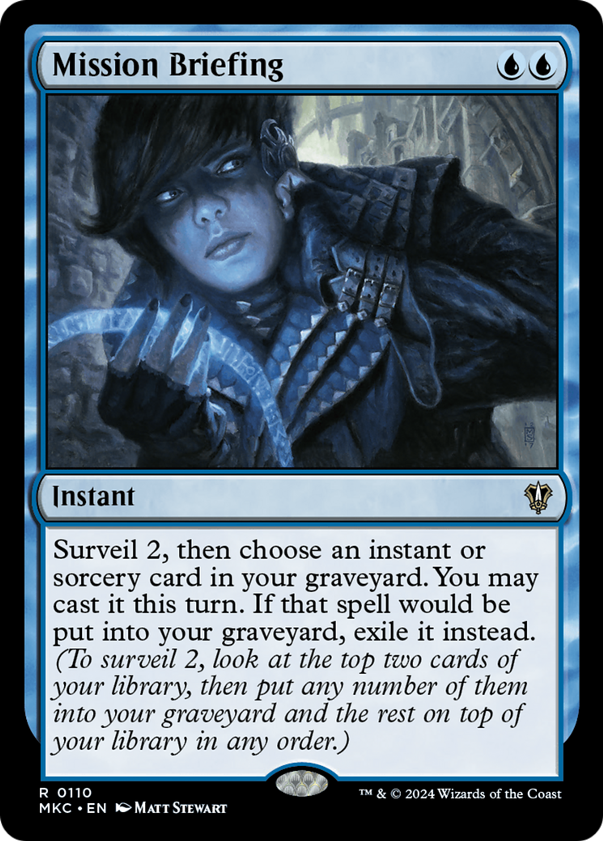 Mission Briefing — Murders at Karlov Manor Commander — Magic: The Gathering