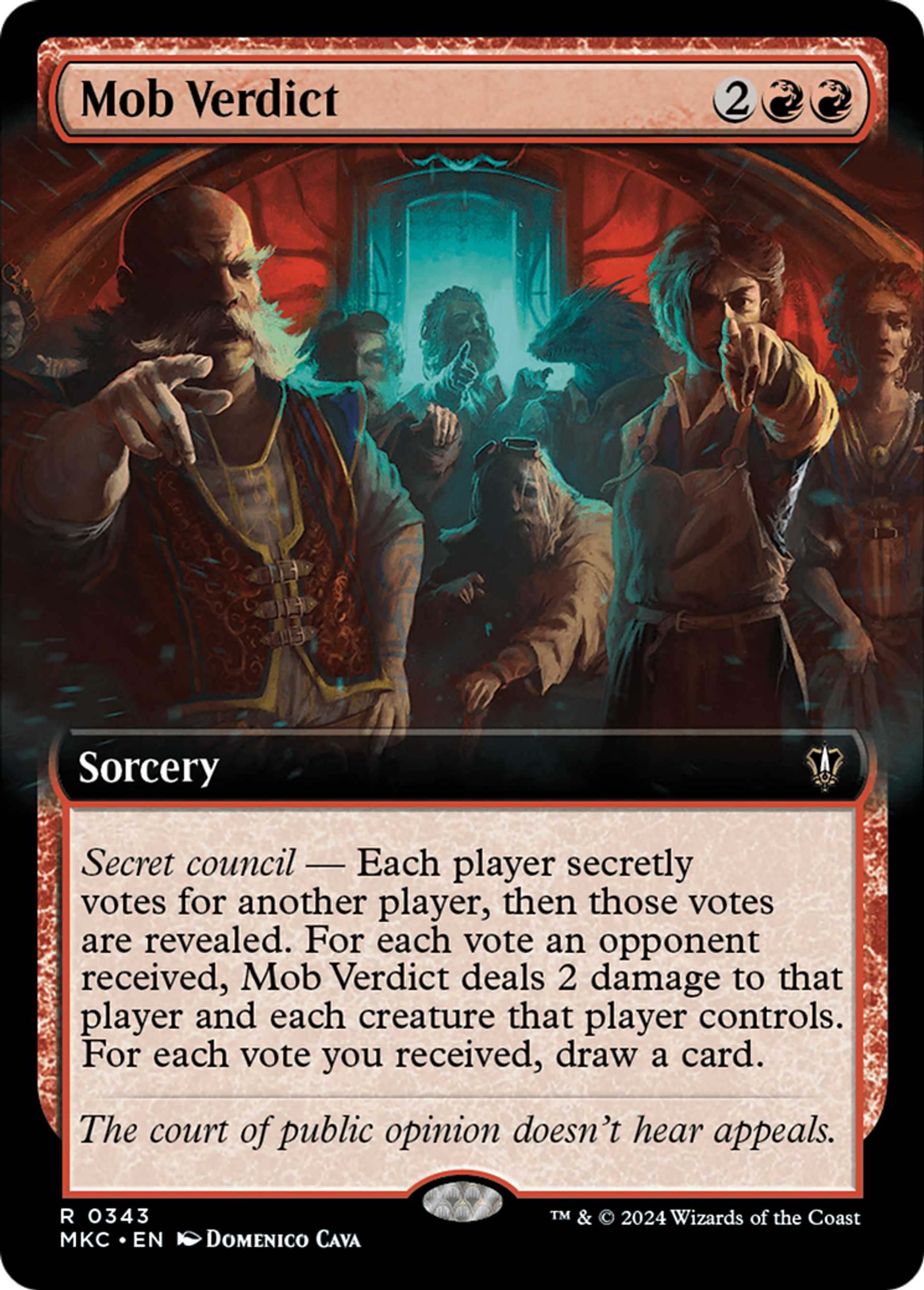 Mob Verdict — Murders at Karlov Manor Commander — Magic: The Gathering