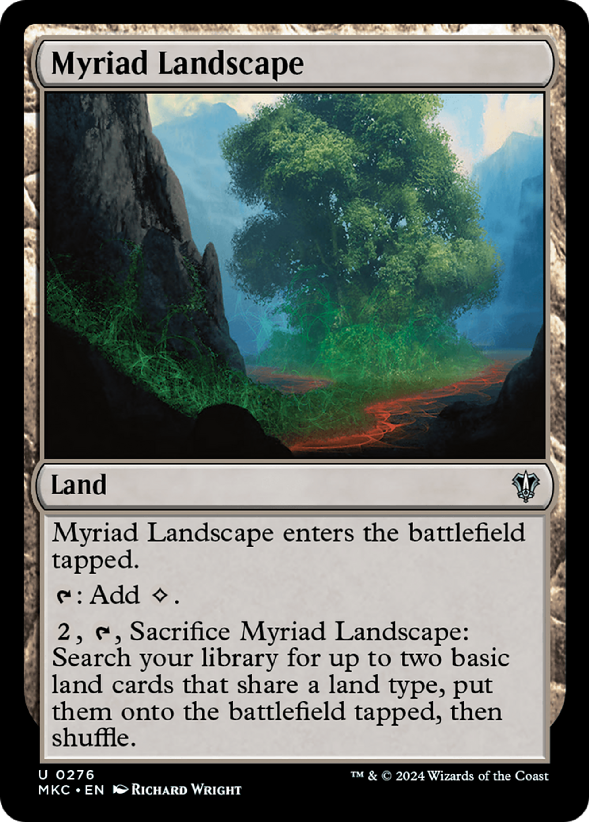 Myriad Landscape — Murders at Karlov Manor Commander — Magic: The Gathering