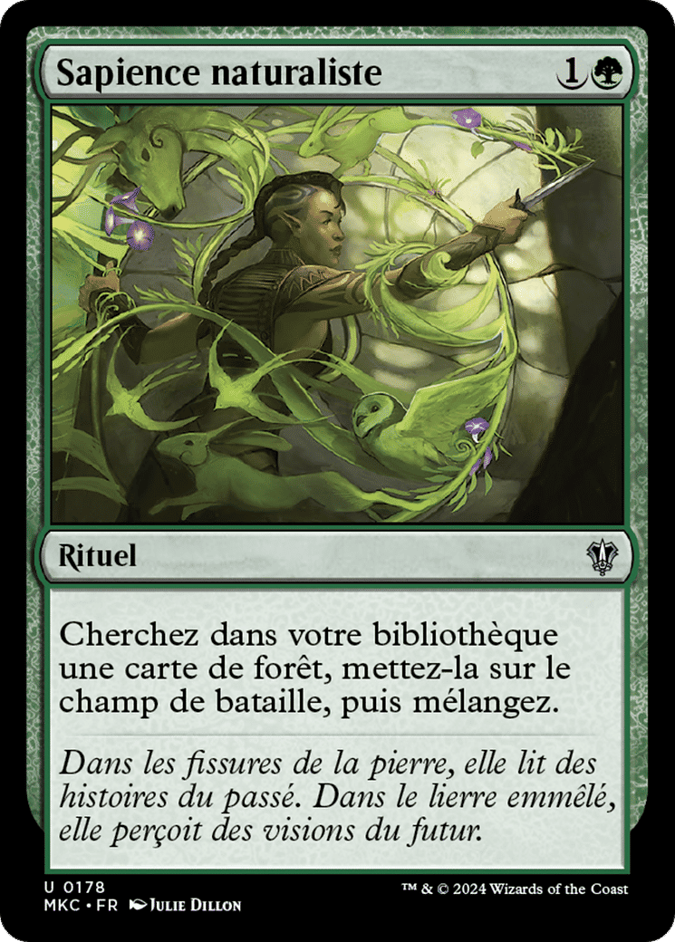 Sapience naturaliste — Murders at Karlov Manor Commander — Magic: The Gathering