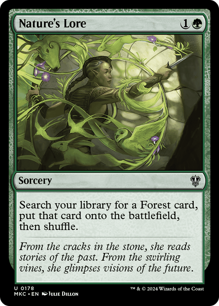 Nature's Lore — Murders at Karlov Manor Commander — Magic: The Gathering