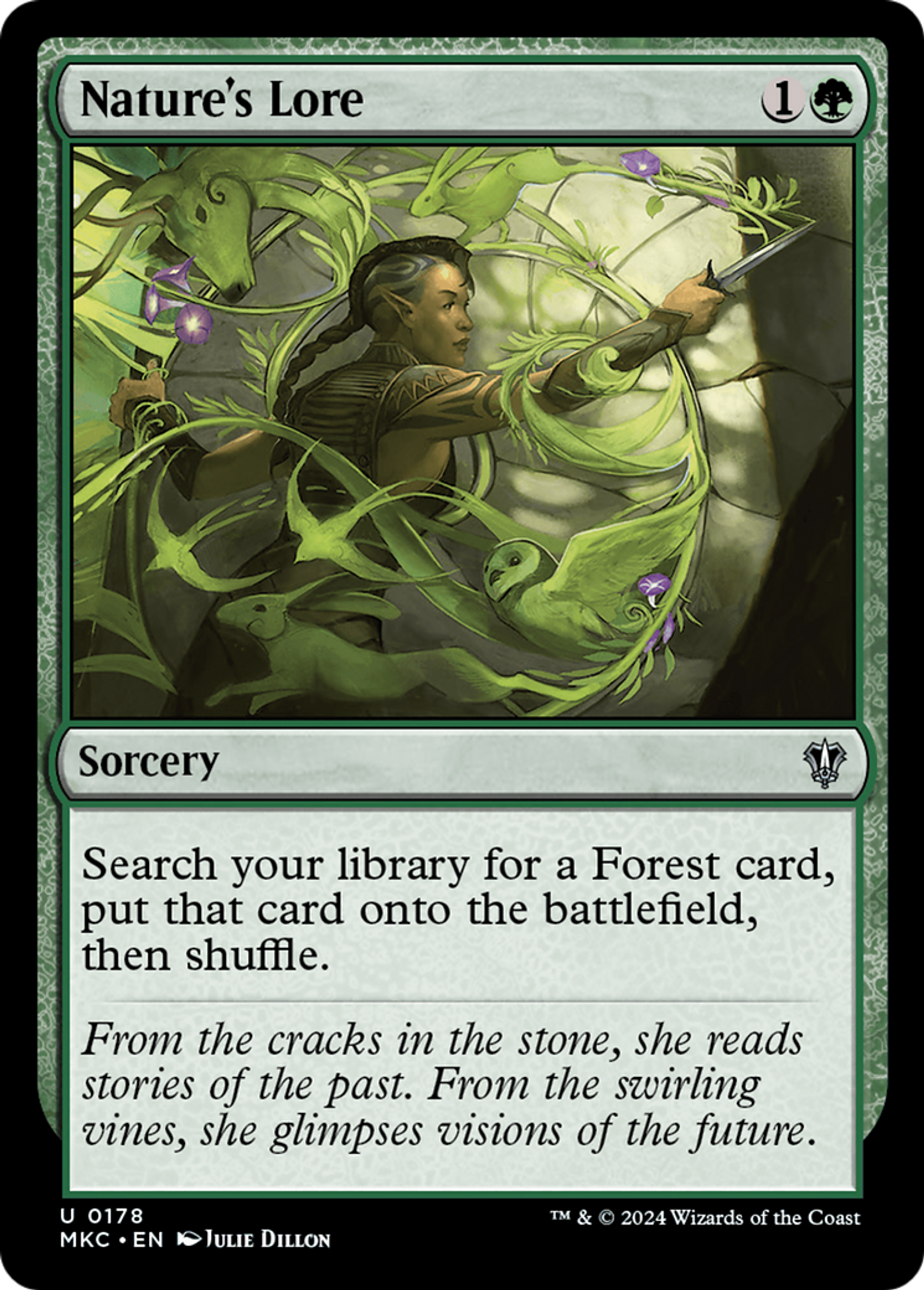 Nature's Lore — Murders at Karlov Manor Commander — Magic: The Gathering