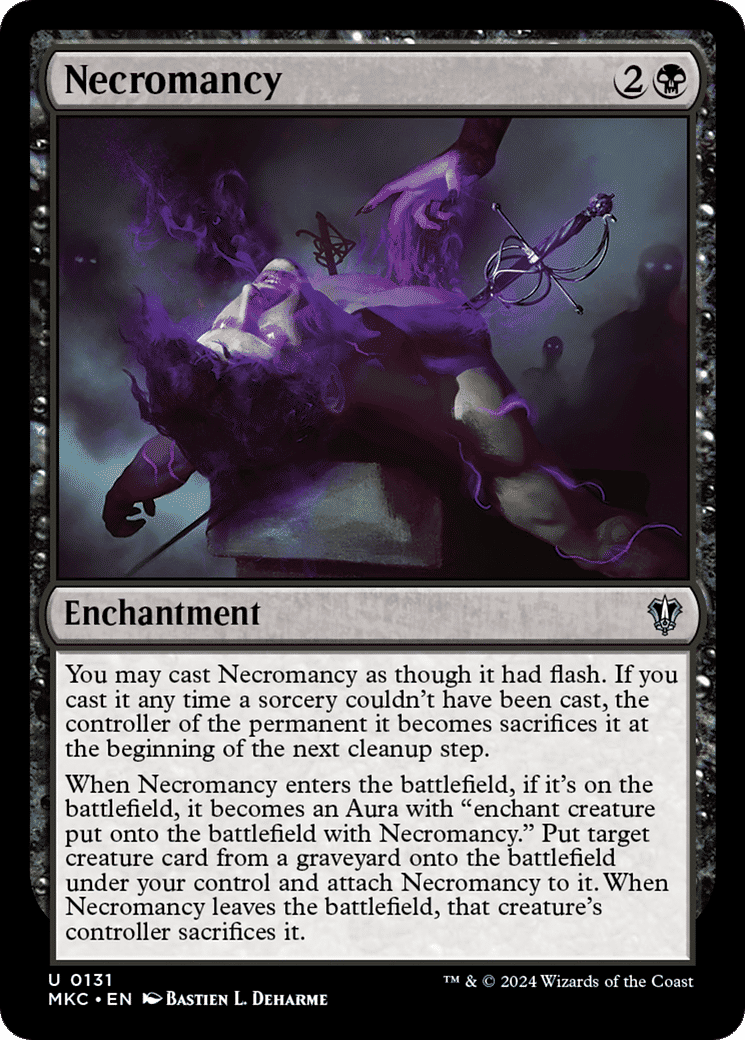 Necromancy — Murders at Karlov Manor Commander — Magic: The Gathering