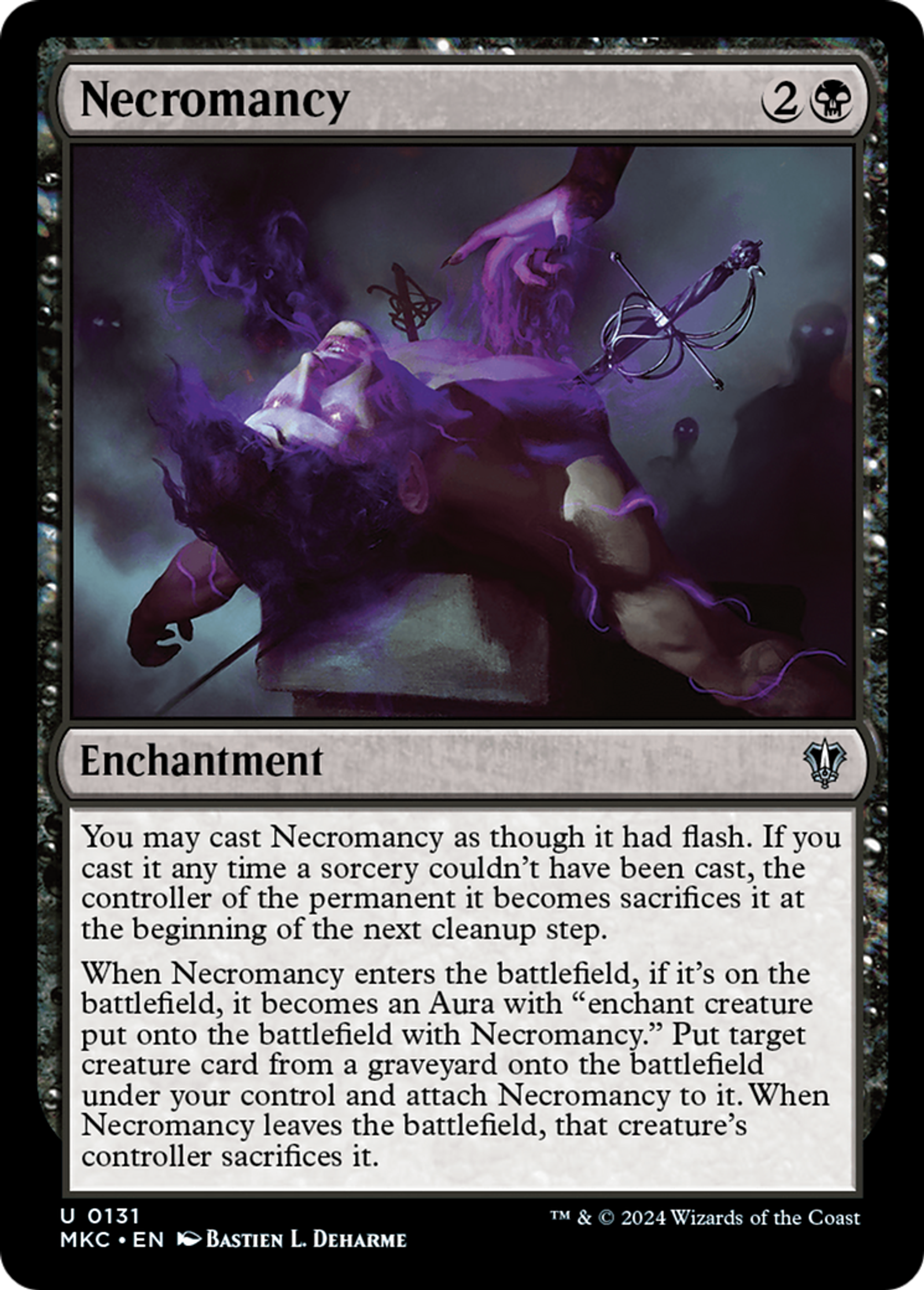 Necromancy — Murders at Karlov Manor Commander — Magic: The Gathering