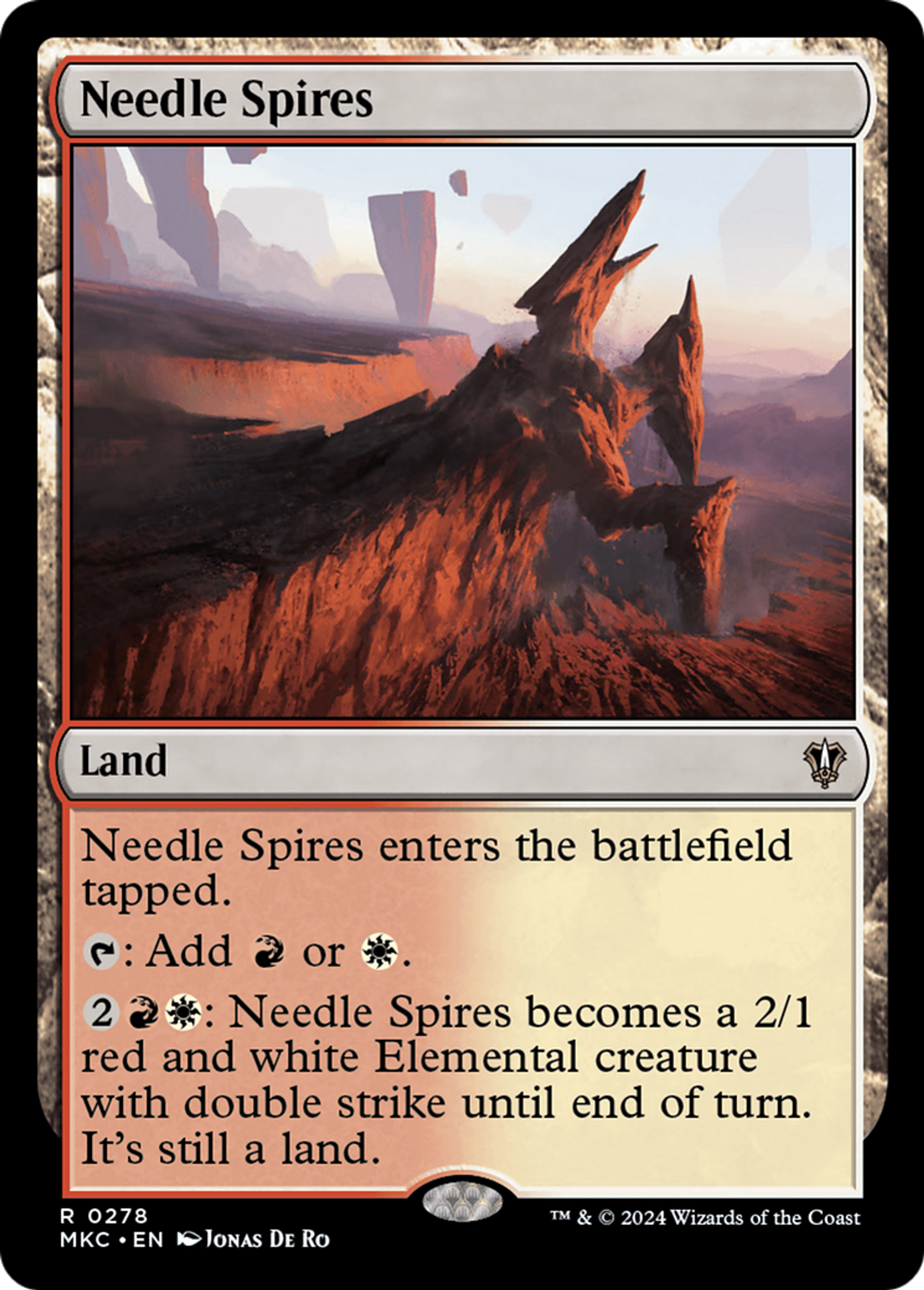 Needle Spires — Murders at Karlov Manor Commander — Magic: The Gathering