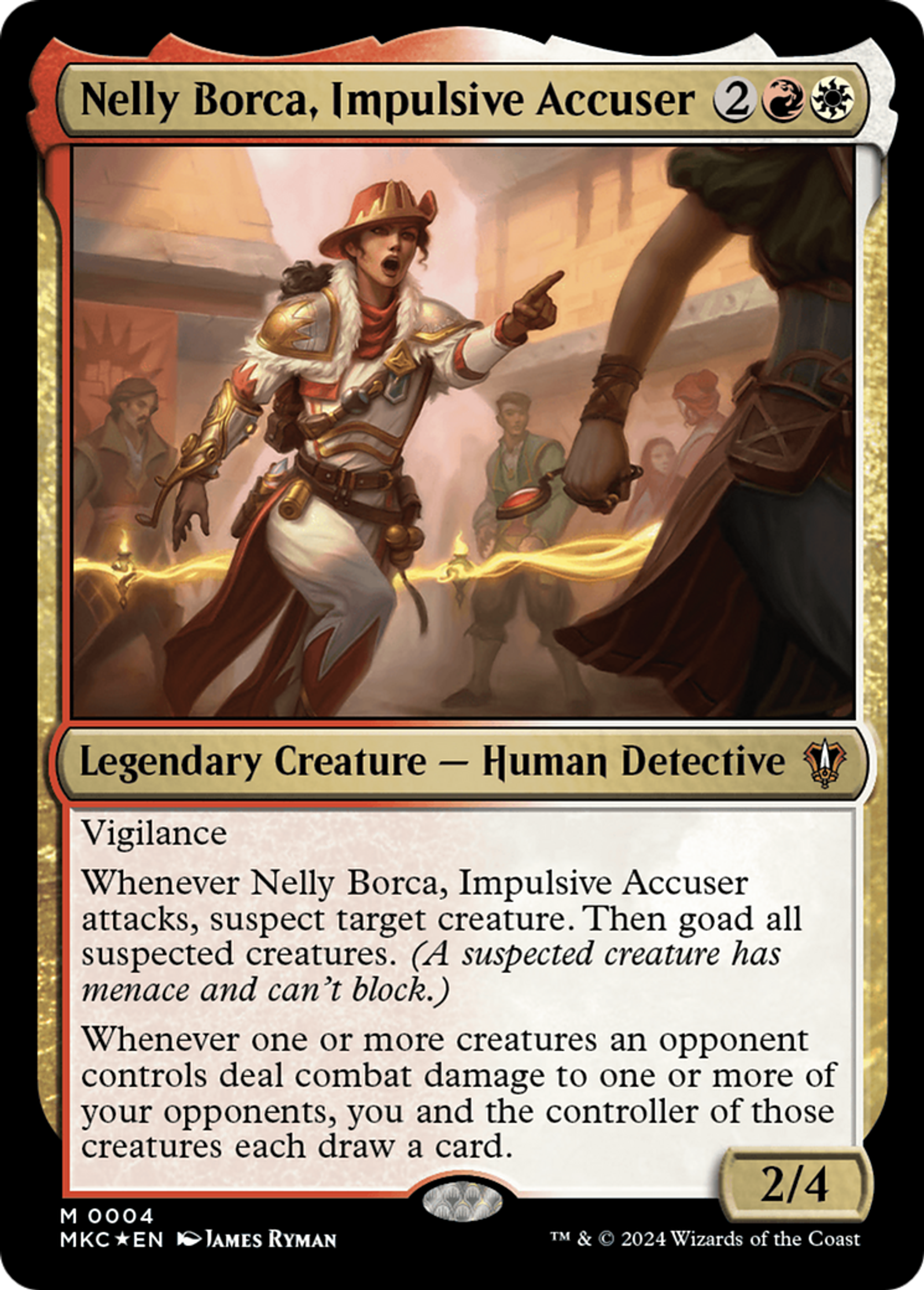 Nelly Borca, Impulsive Accuser — Murders at Karlov Manor Commander — Magic: The Gathering