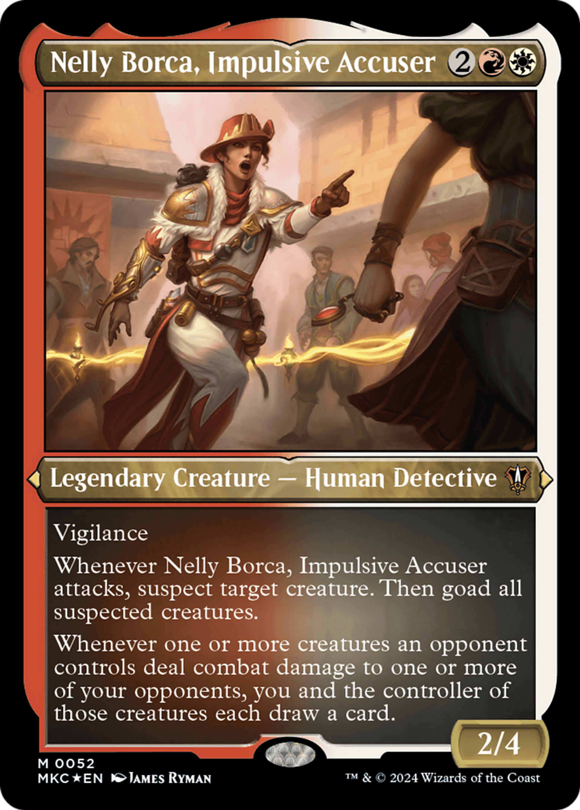 Nelly Borca, Impulsive Accuser — Murders at Karlov Manor Commander — Magic: The Gathering