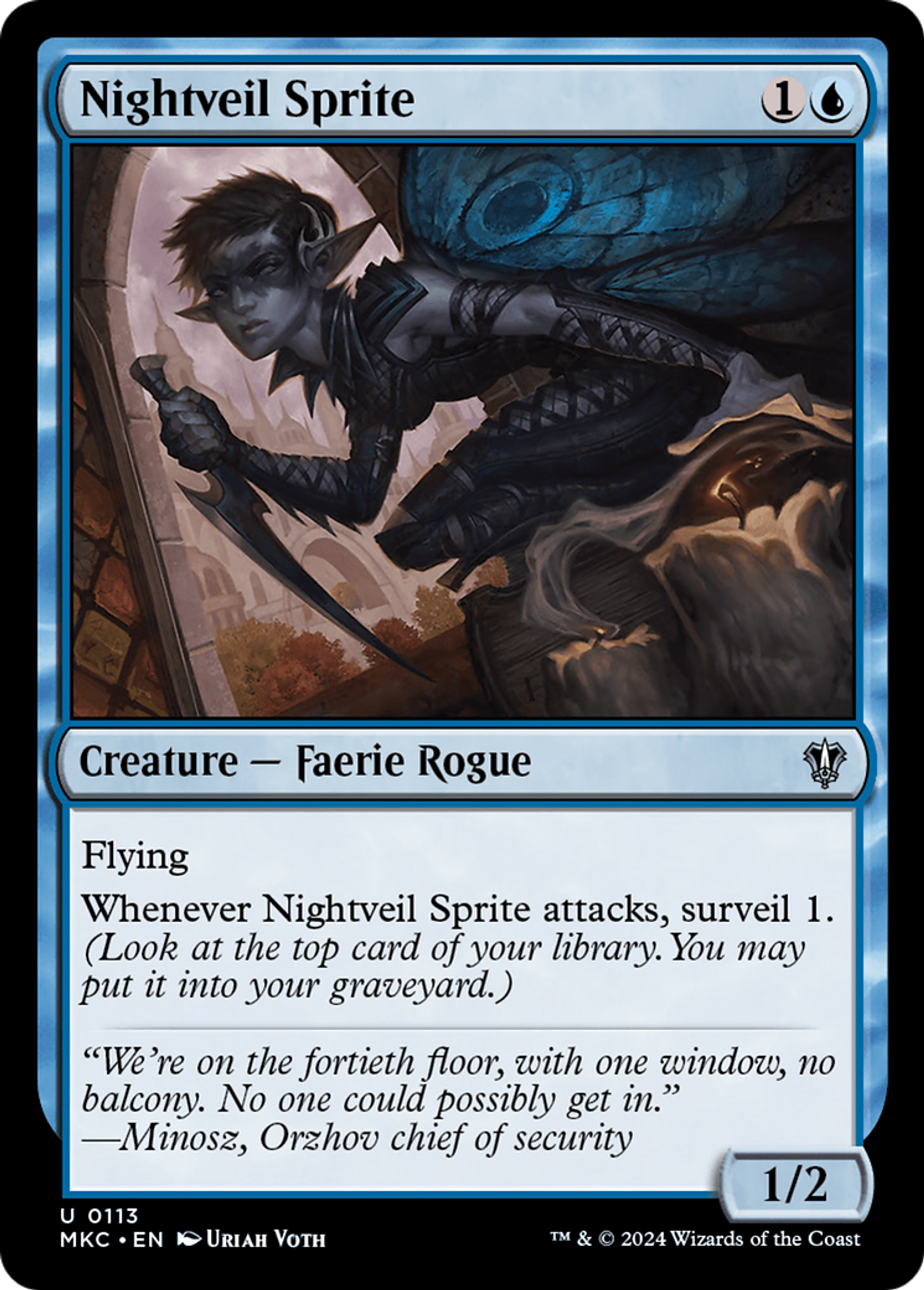 Nightveil Sprite — Murders at Karlov Manor Commander — Magic: The Gathering