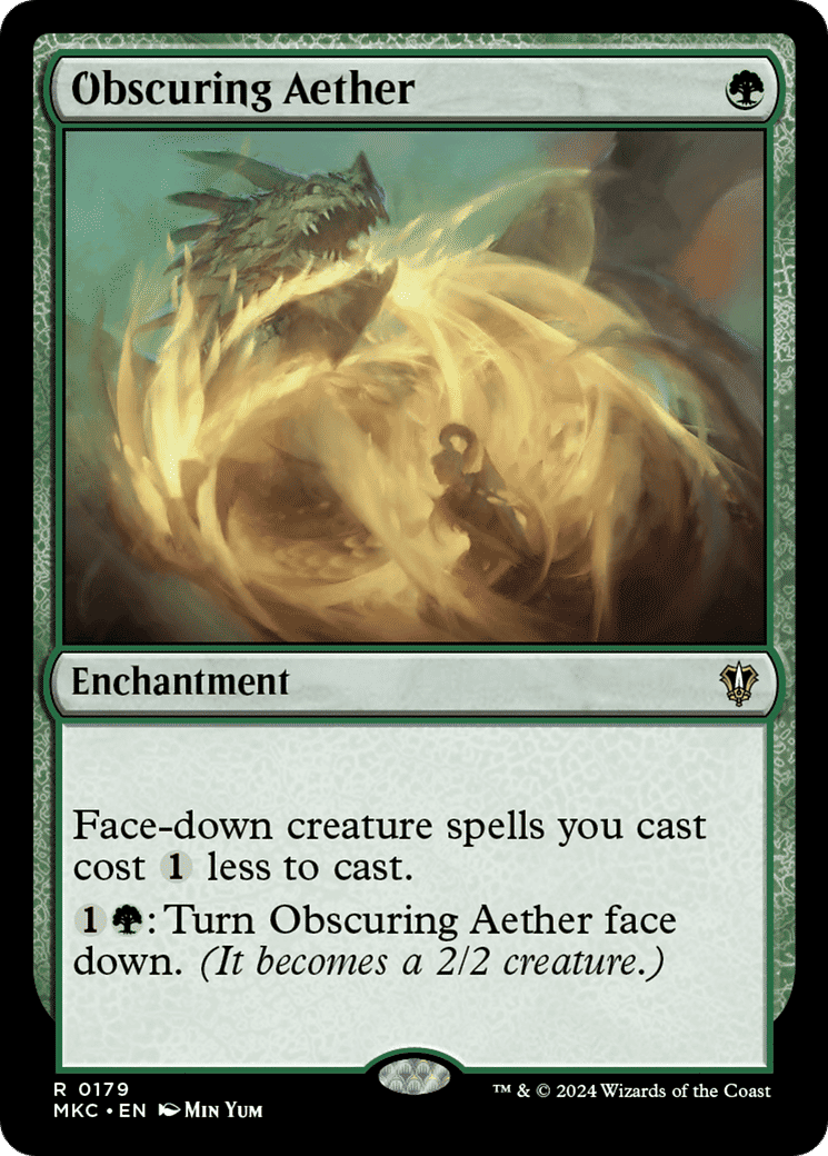 Obscuring Aether — Murders at Karlov Manor Commander — Magic: The Gathering